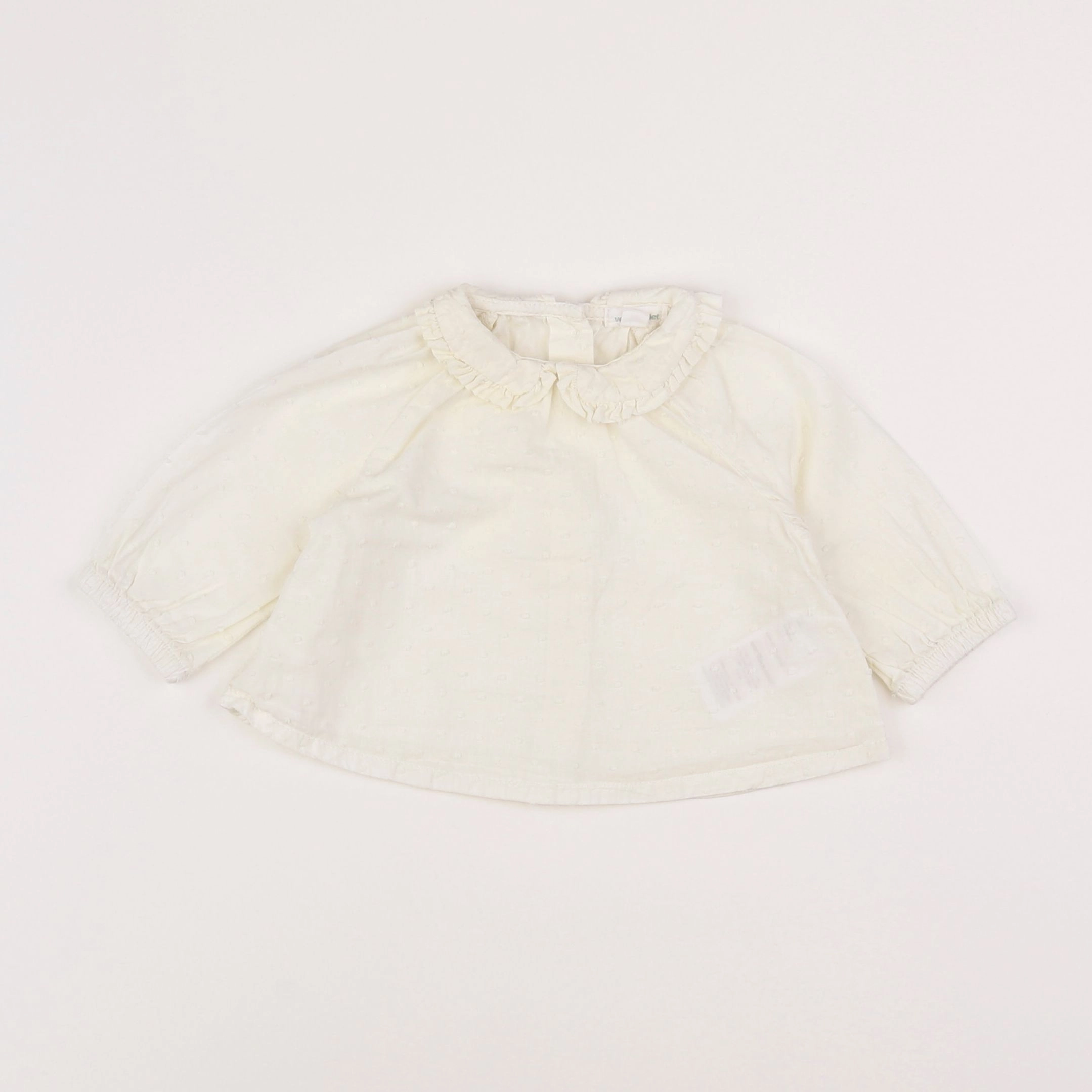 Vertbaudet - blouse blanc - 3 mois