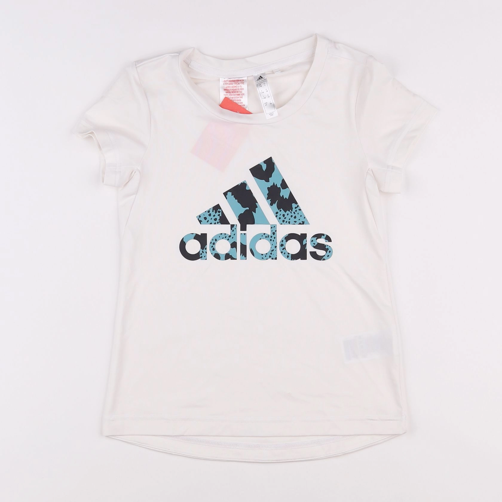 Adidas - tee-shirt blanc - 9/10 ans