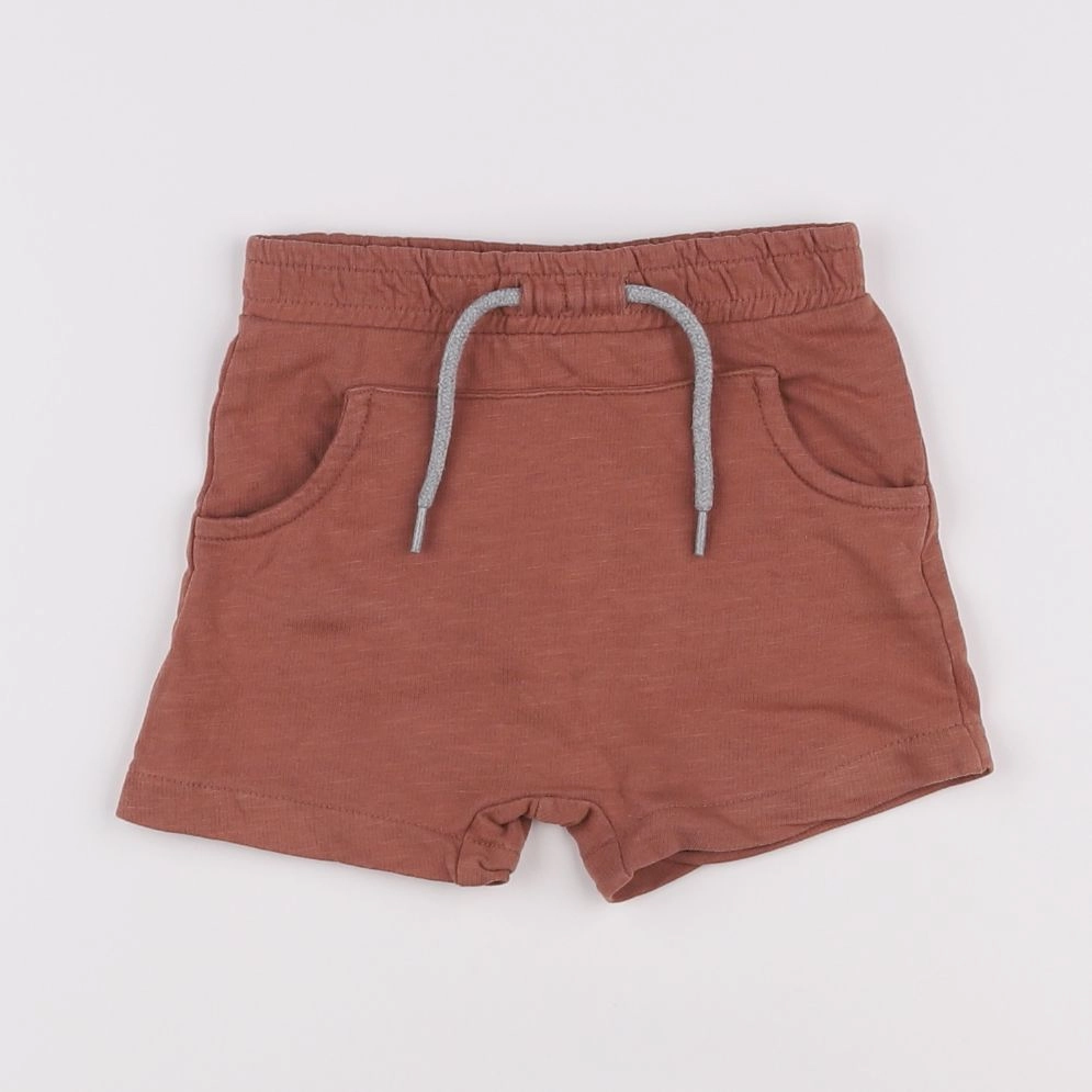 Vertbaudet - short rouge - 12 mois