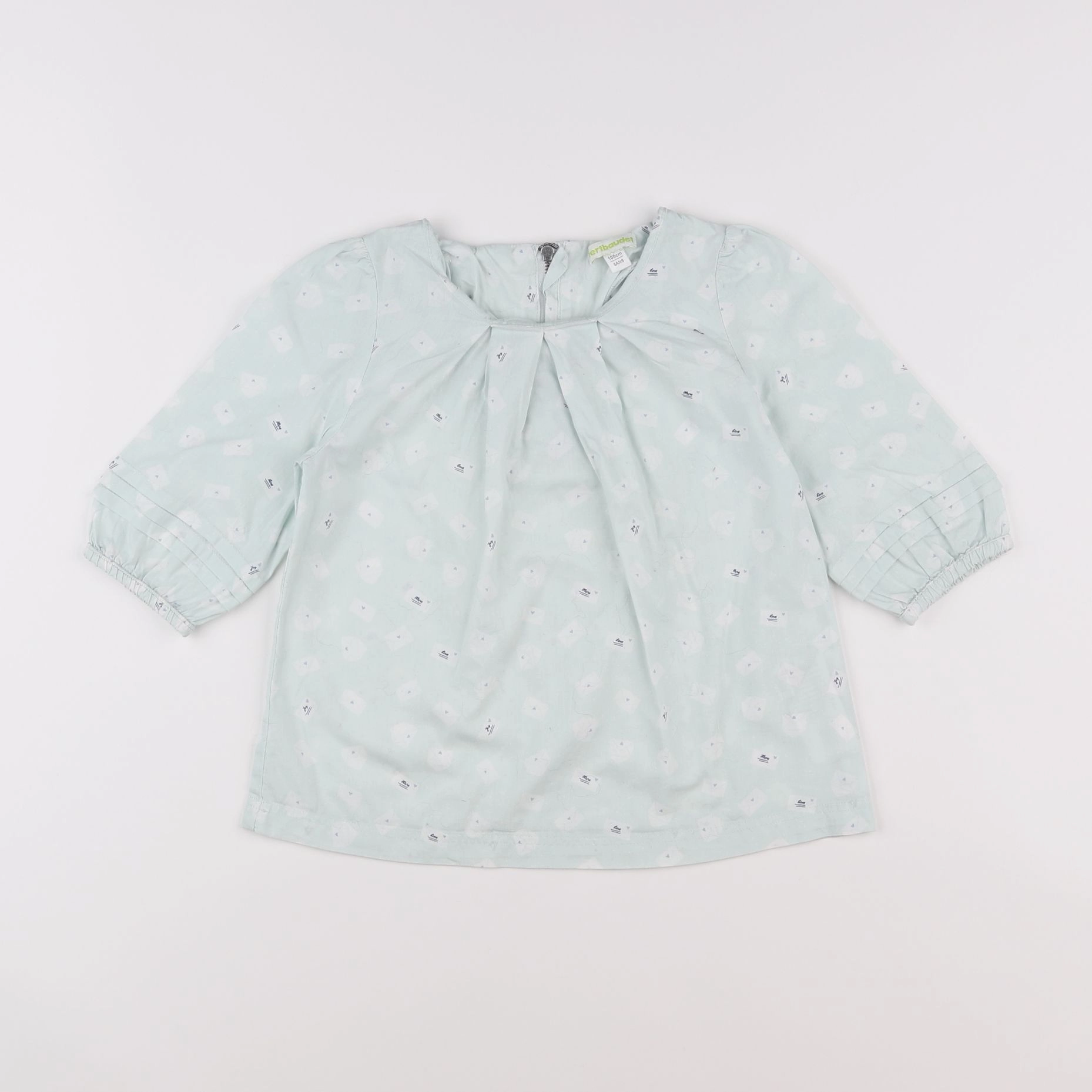 Vertbaudet - blouse bleu - 5 ans