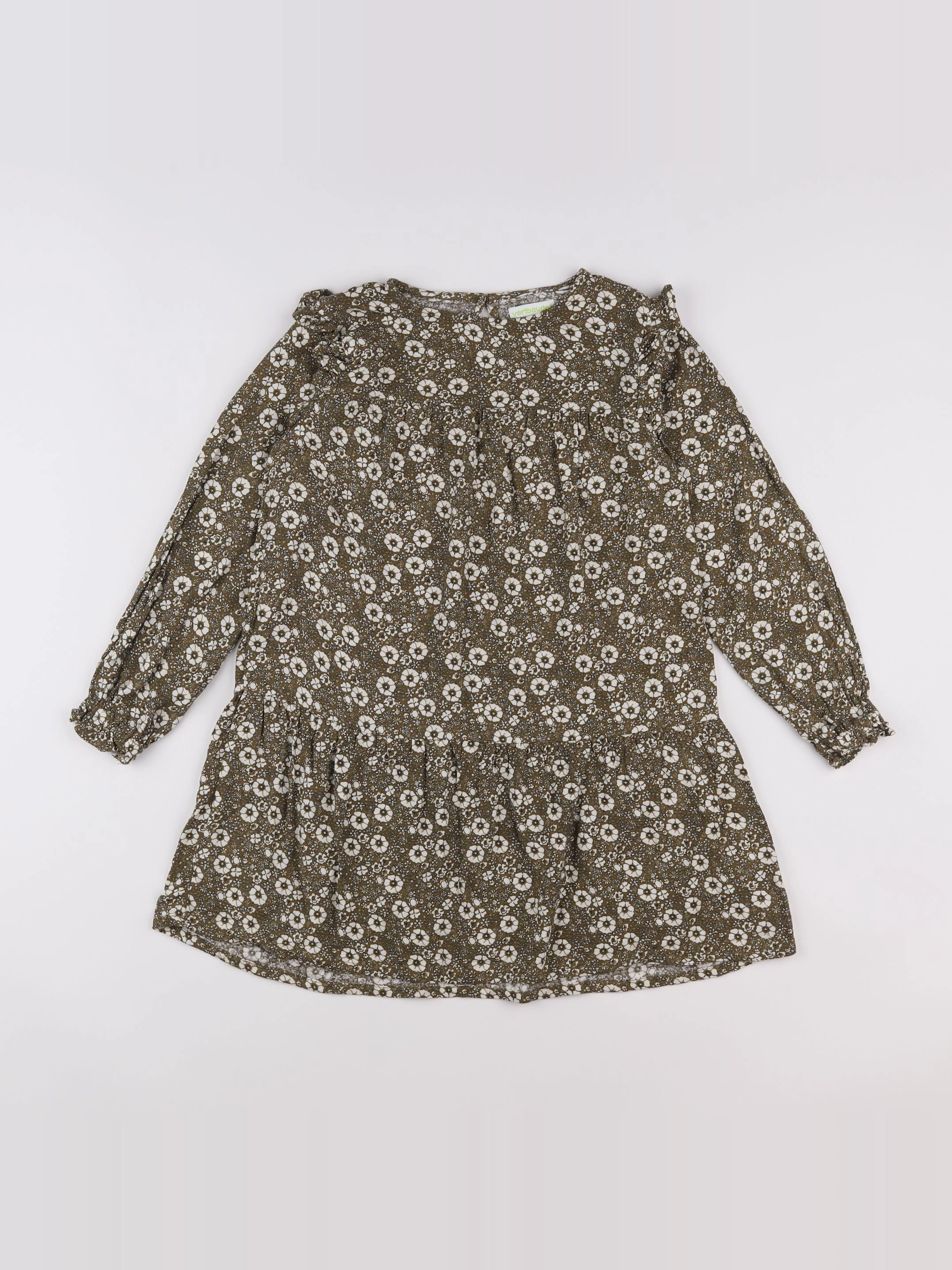 Vertbaudet - robe multicolore - 7 ans
