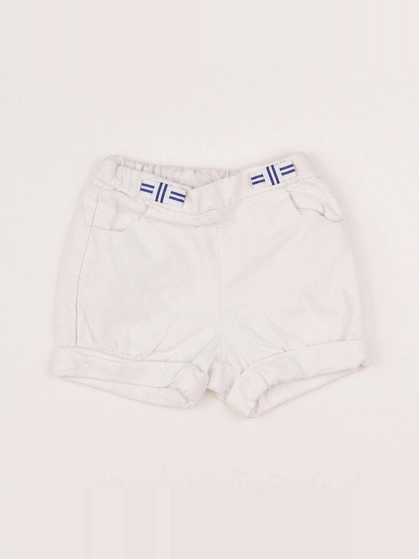 Jacadi - short blanc - 12 mois