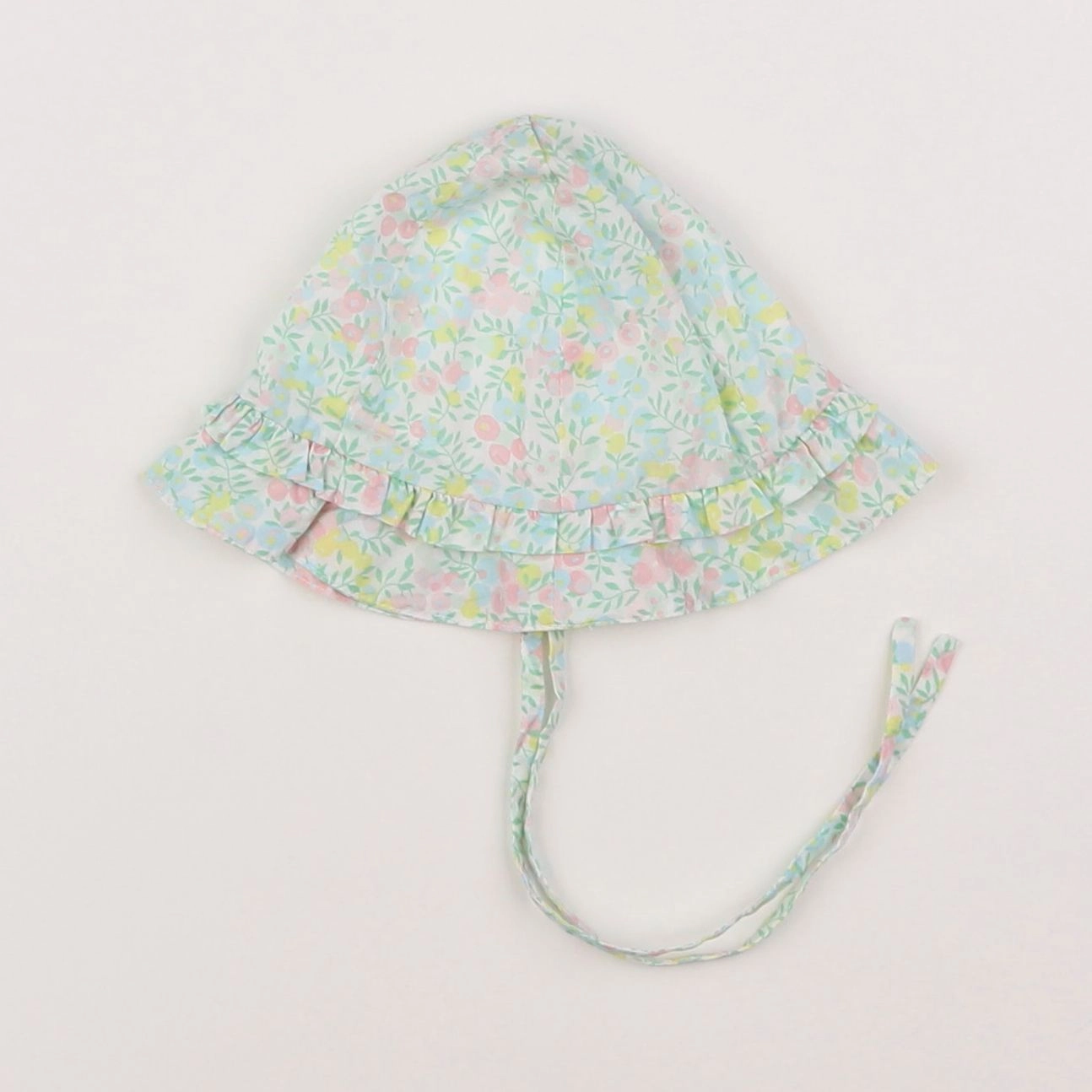 Jacadi - chapeau liberty vert - 3/6 mois