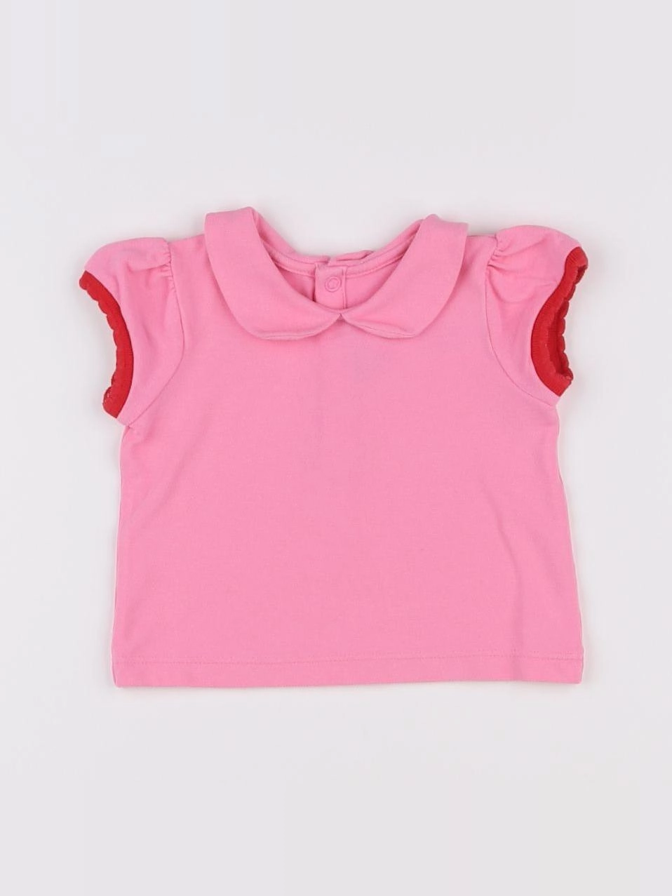 Jacadi - polo rose - 6 mois
