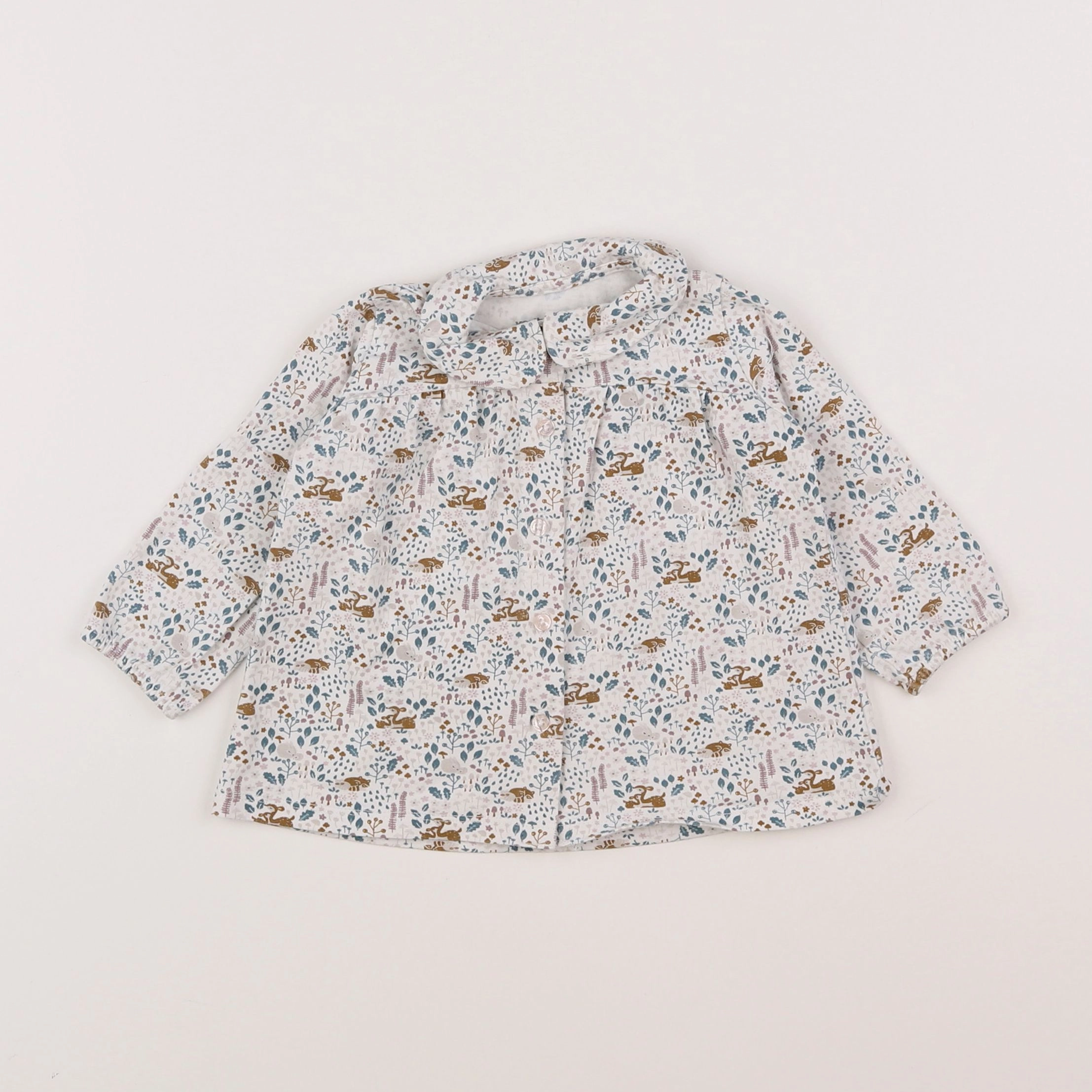Vertbaudet - tee-shirt multicolore - 6 mois