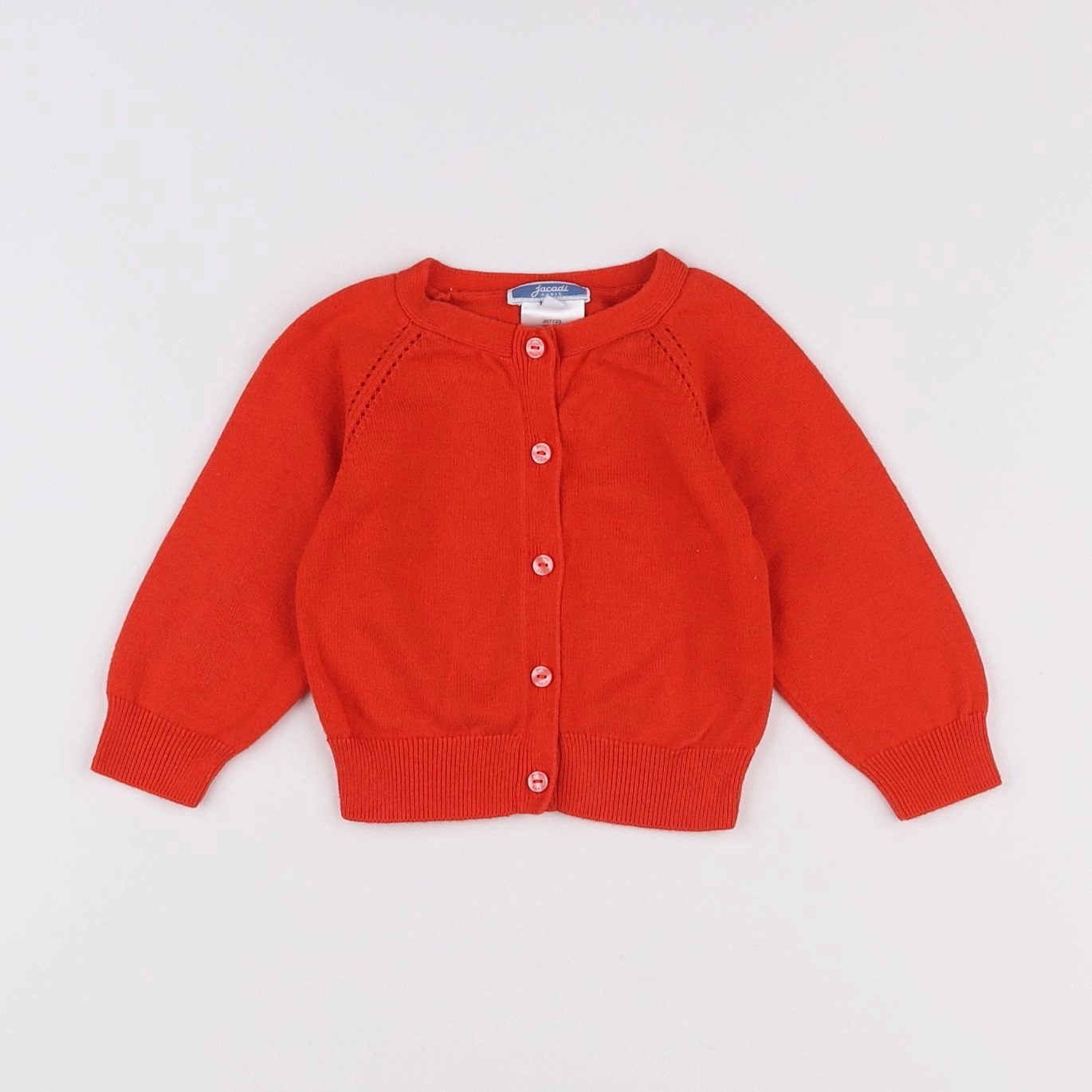 Jacadi - gilet rouge - 12 mois