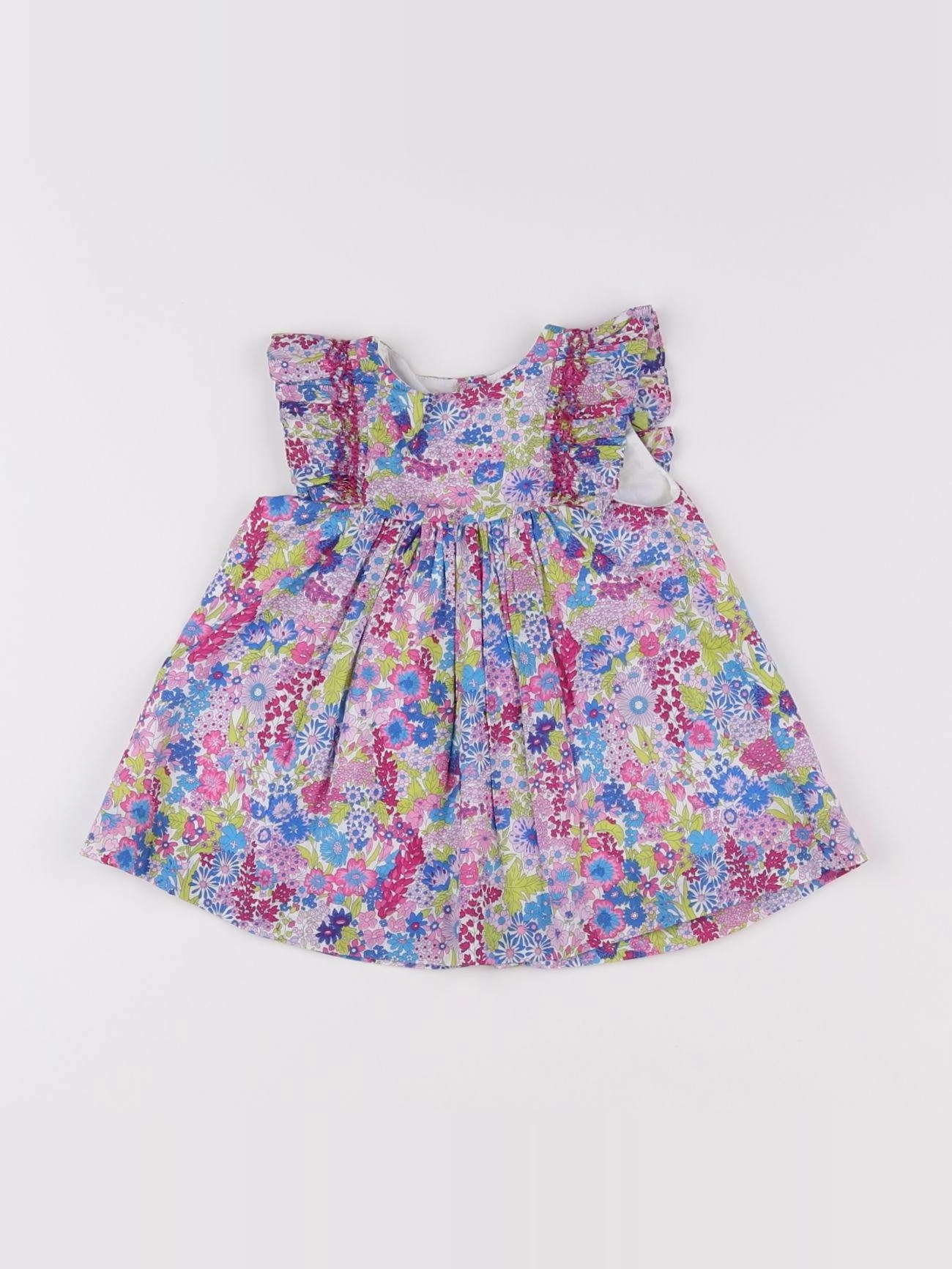 Jacadi - robe liberty multicolore - 3 mois