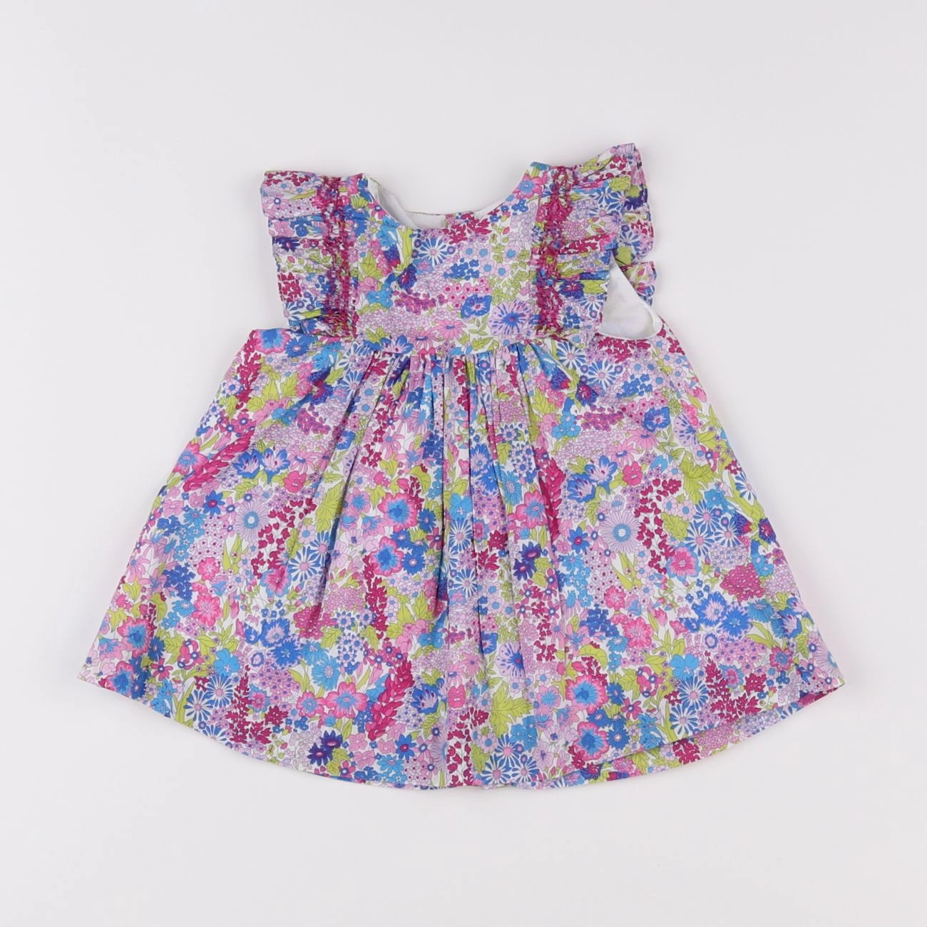 Jacadi - robe liberty multicolore - 3 mois