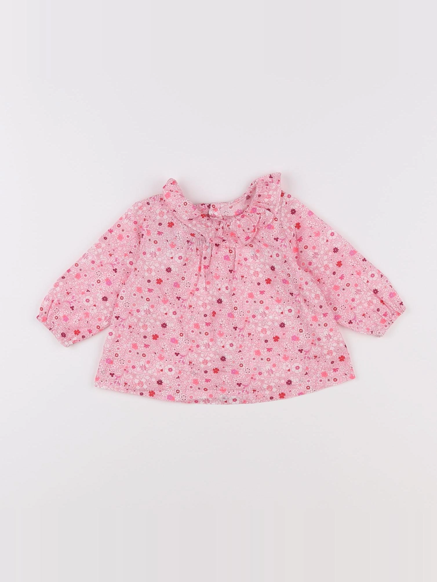 Jacadi - blouse liberty rose - 6 mois