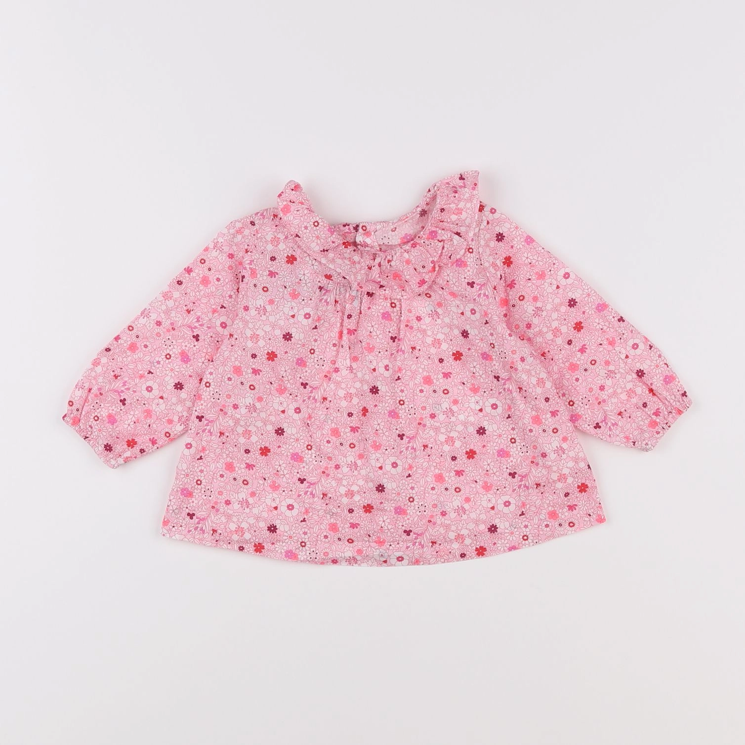 Jacadi - blouse liberty rose - 6 mois