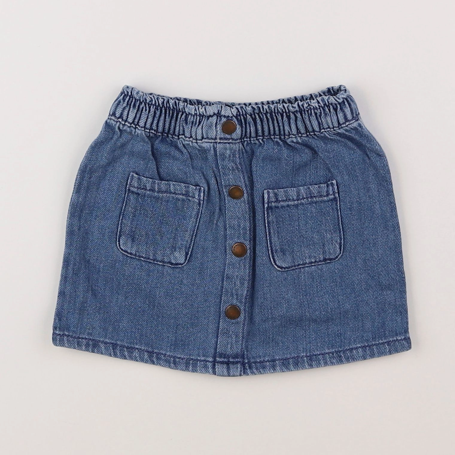 Vertbaudet - jupe bleu - 9 mois
