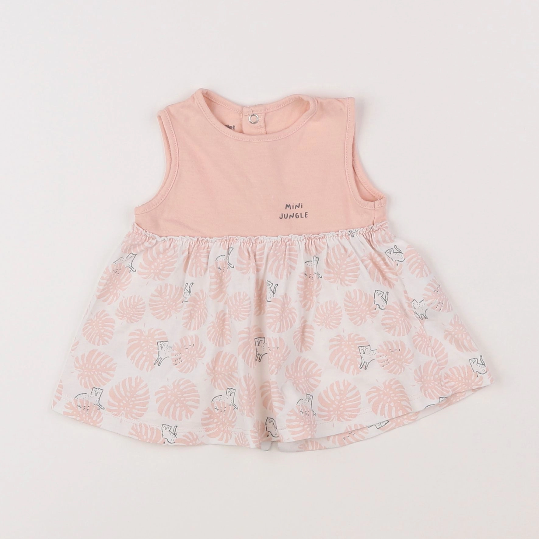 Vertbaudet - robe multicolore - 1 mois