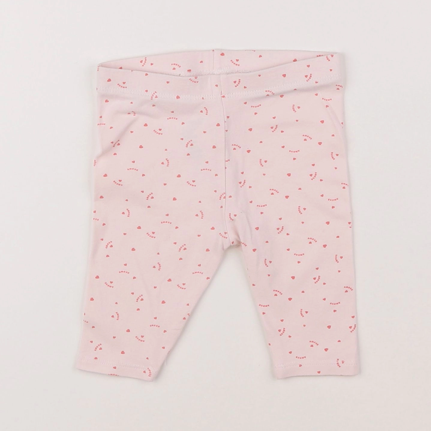 Vertbaudet - legging rose - 9 mois