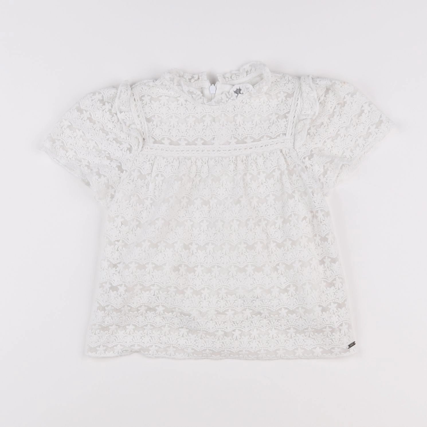 IKKS - blouse blanc - 4 ans