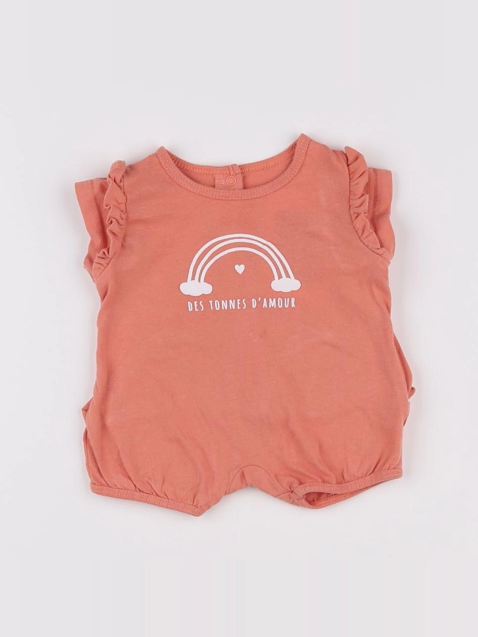 Vertbaudet - pyjama coton rose - 1 mois