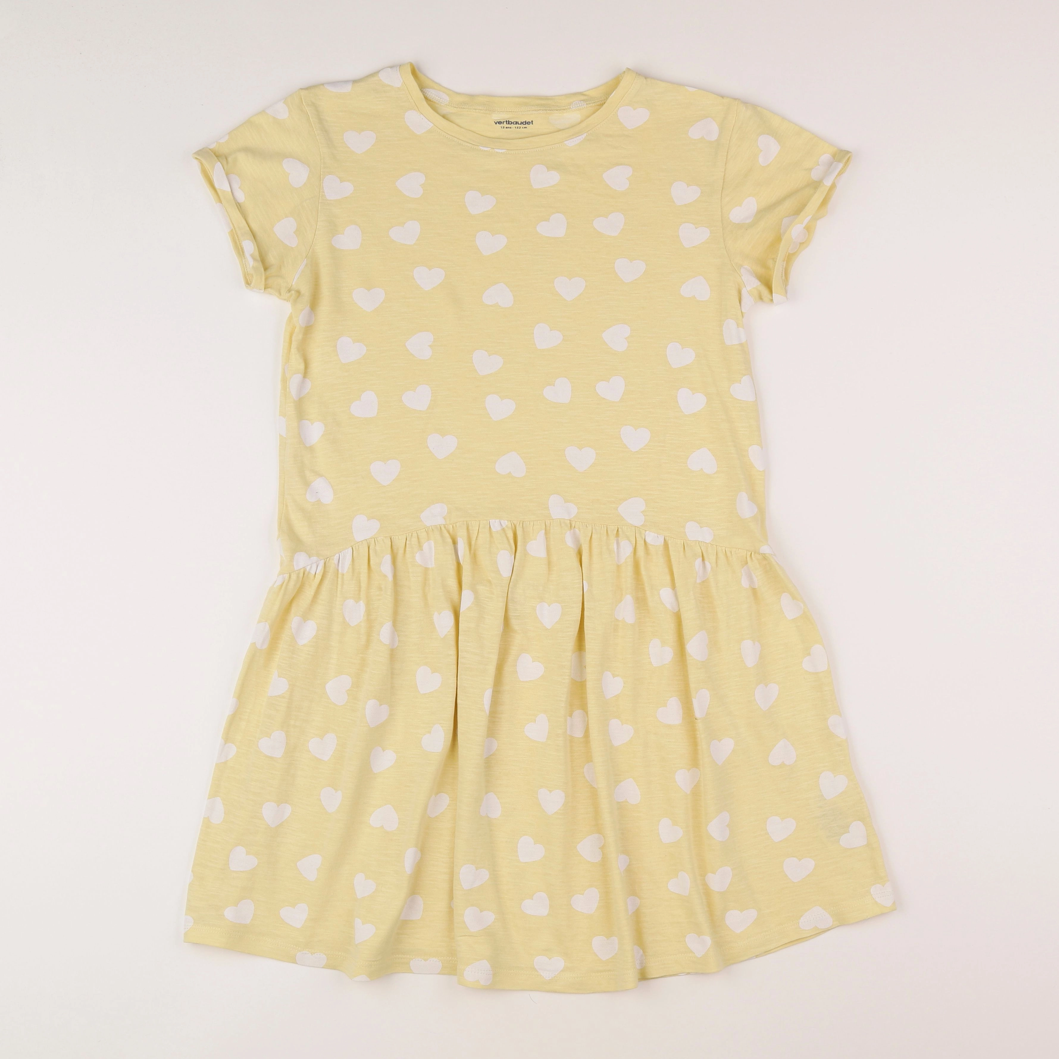 Vertbaudet - robe jaune - 12 ans
