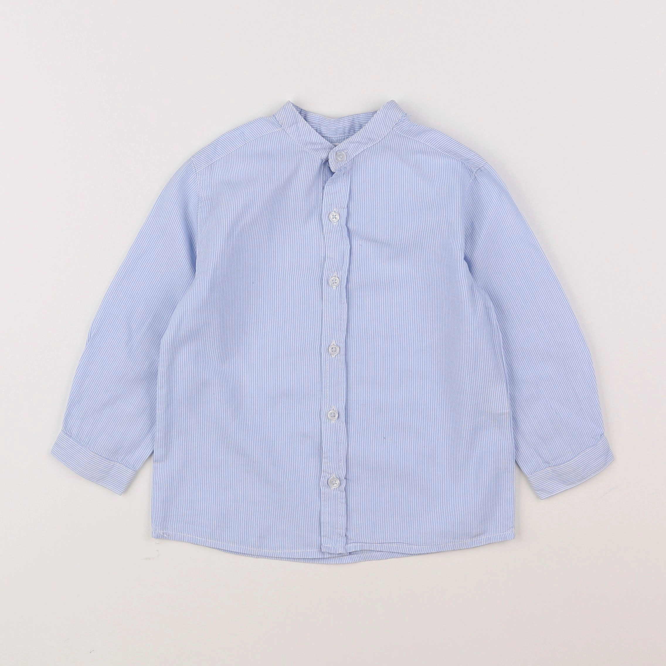 Boutchou - chemise bleu - 2 ans