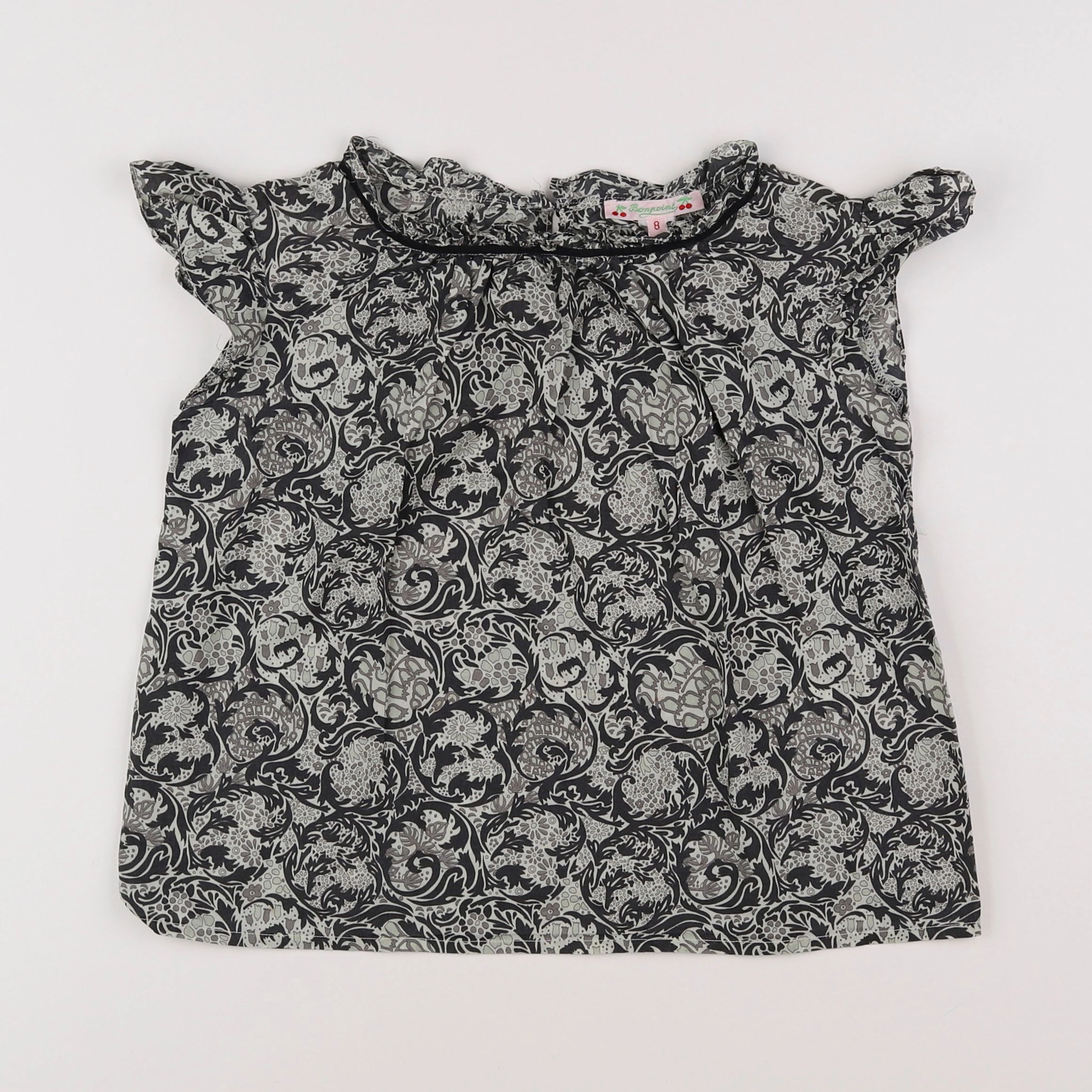 Bonpoint - blouse noir - 8 ans