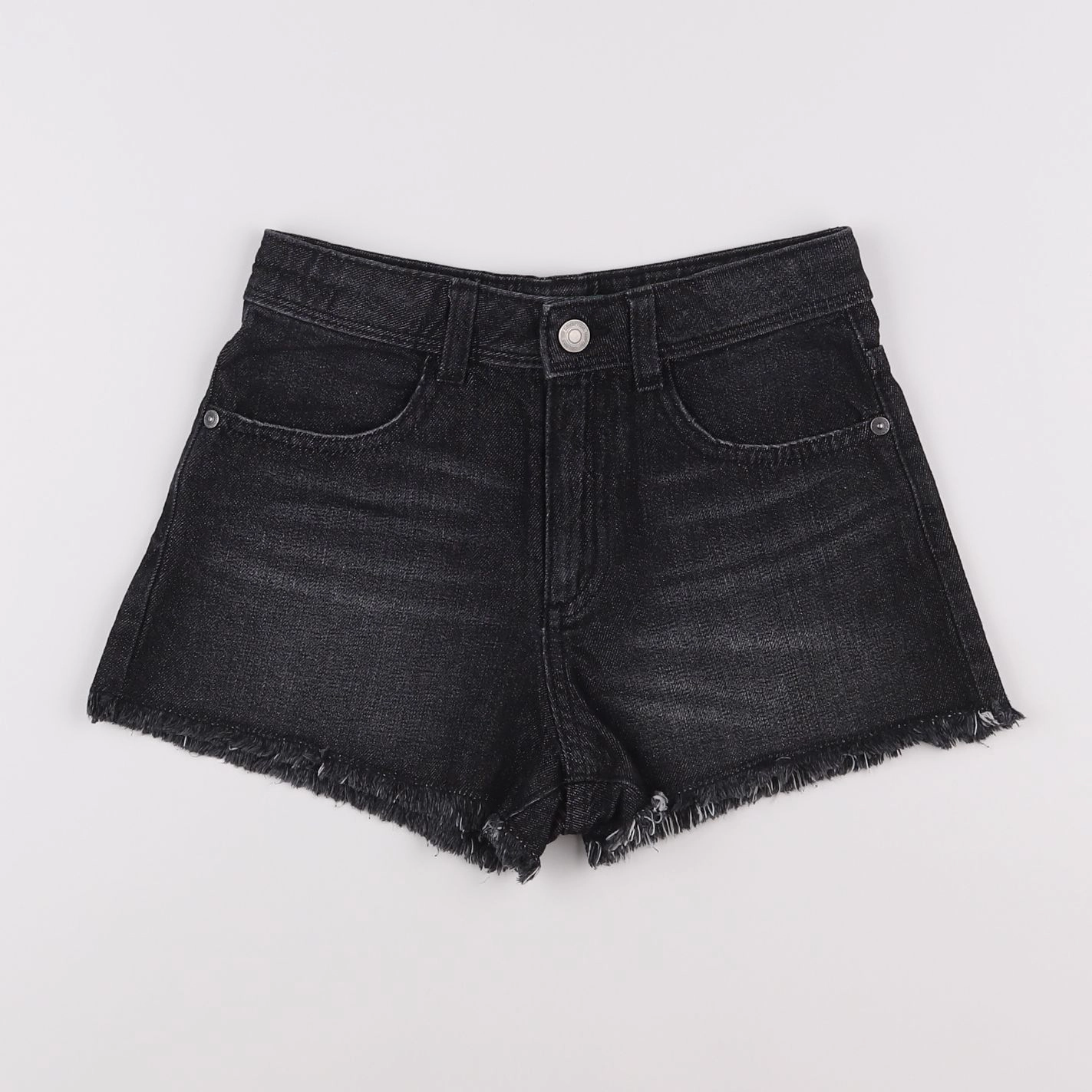 Benetton - short noir - 8/9 ans