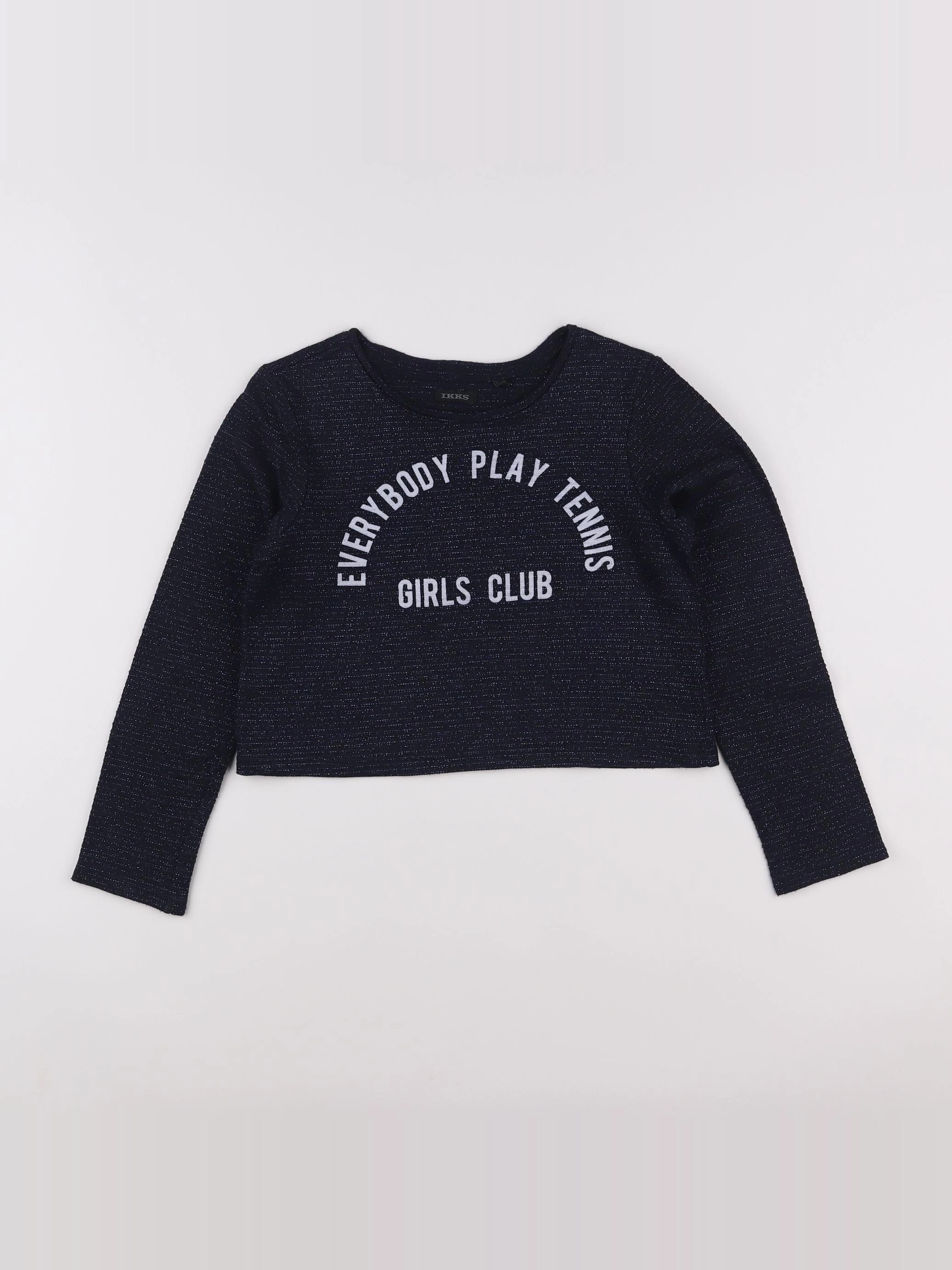IKKS - tee-shirt court bleu - 10 ans