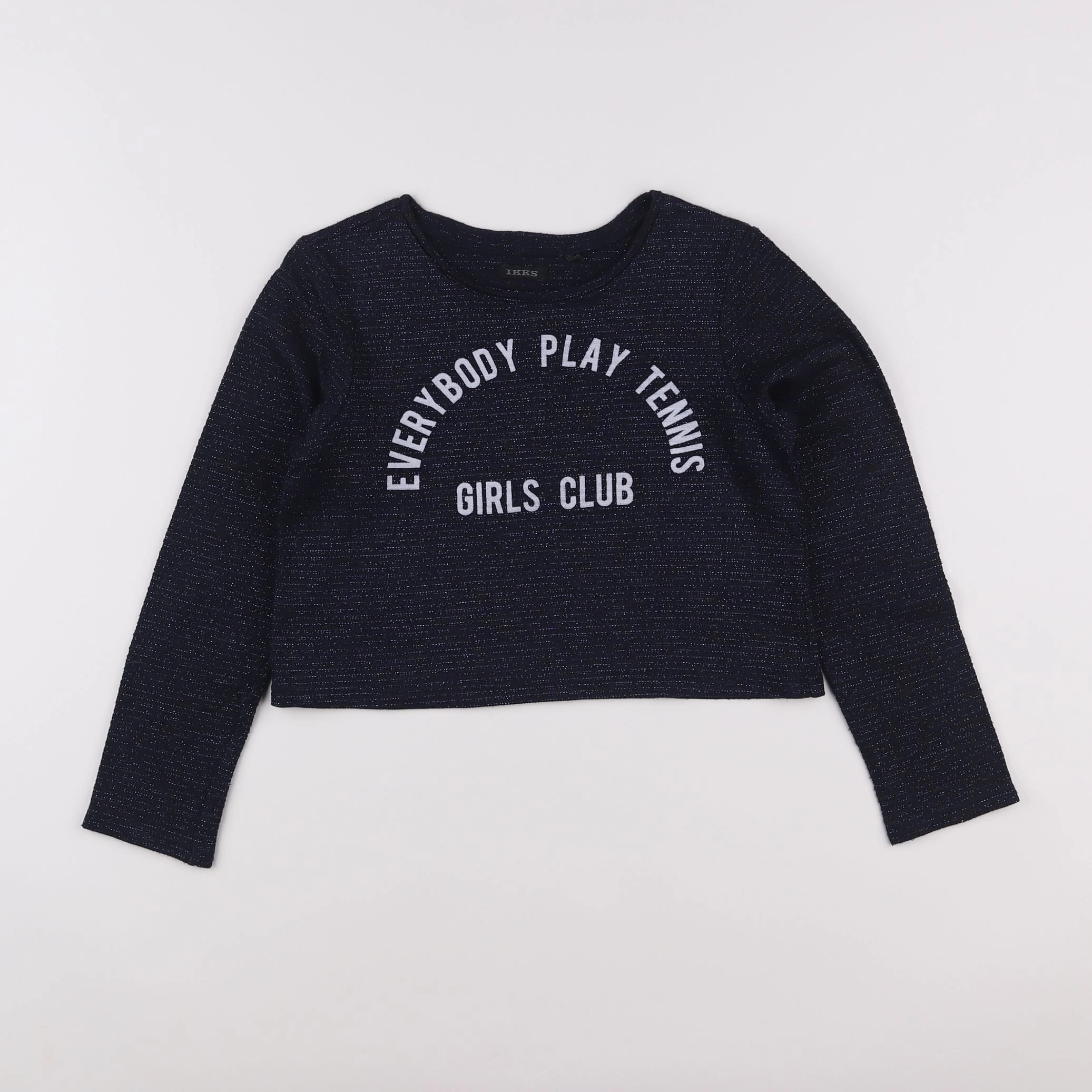 IKKS - tee-shirt court bleu - 10 ans