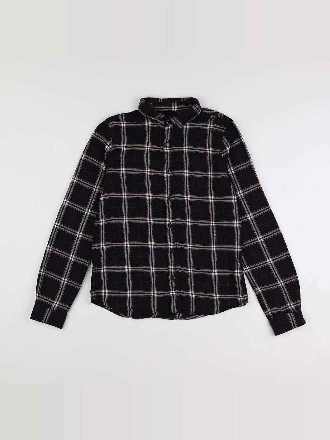 IKKS - chemise imprimé au dos noir, rouge - 12 ans