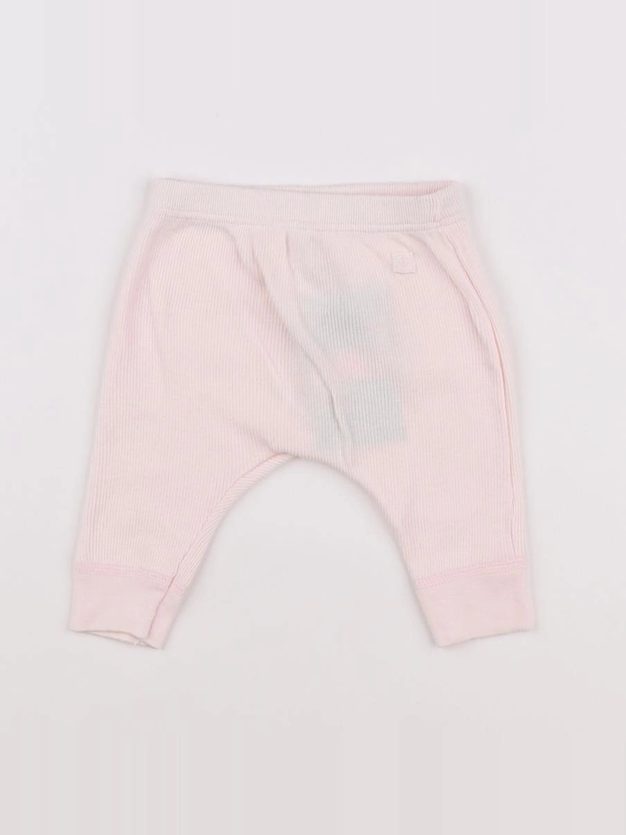 Petit Bateau - legging rose - 0 mois