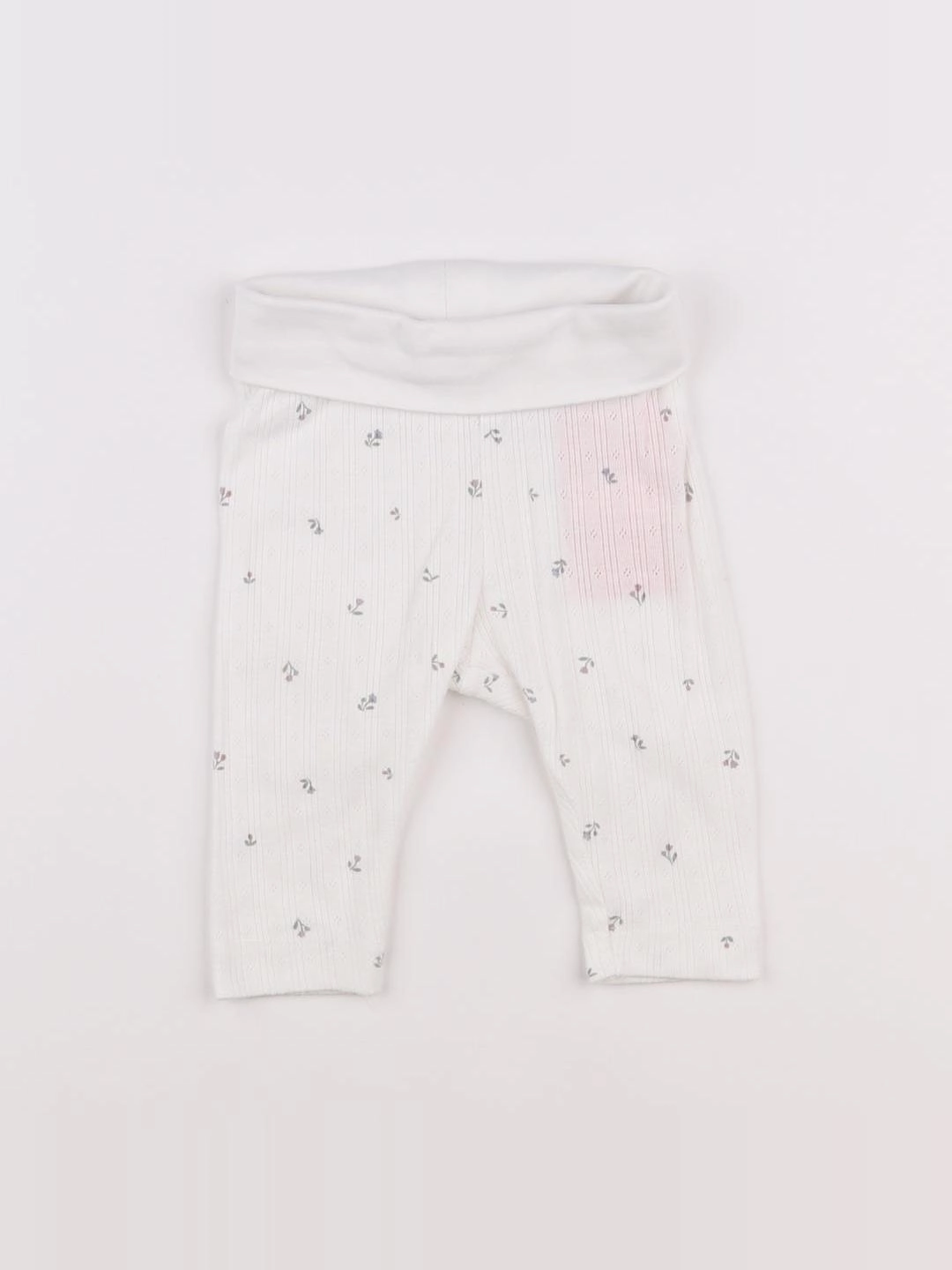 H&M - legging blanc - 1/3 mois
