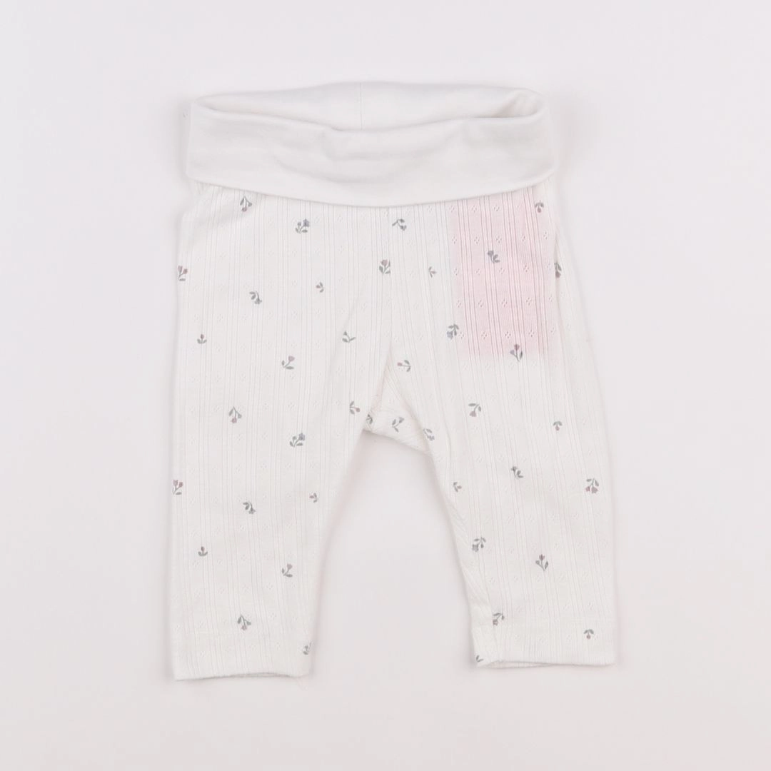 H&M - legging blanc - 1/3 mois