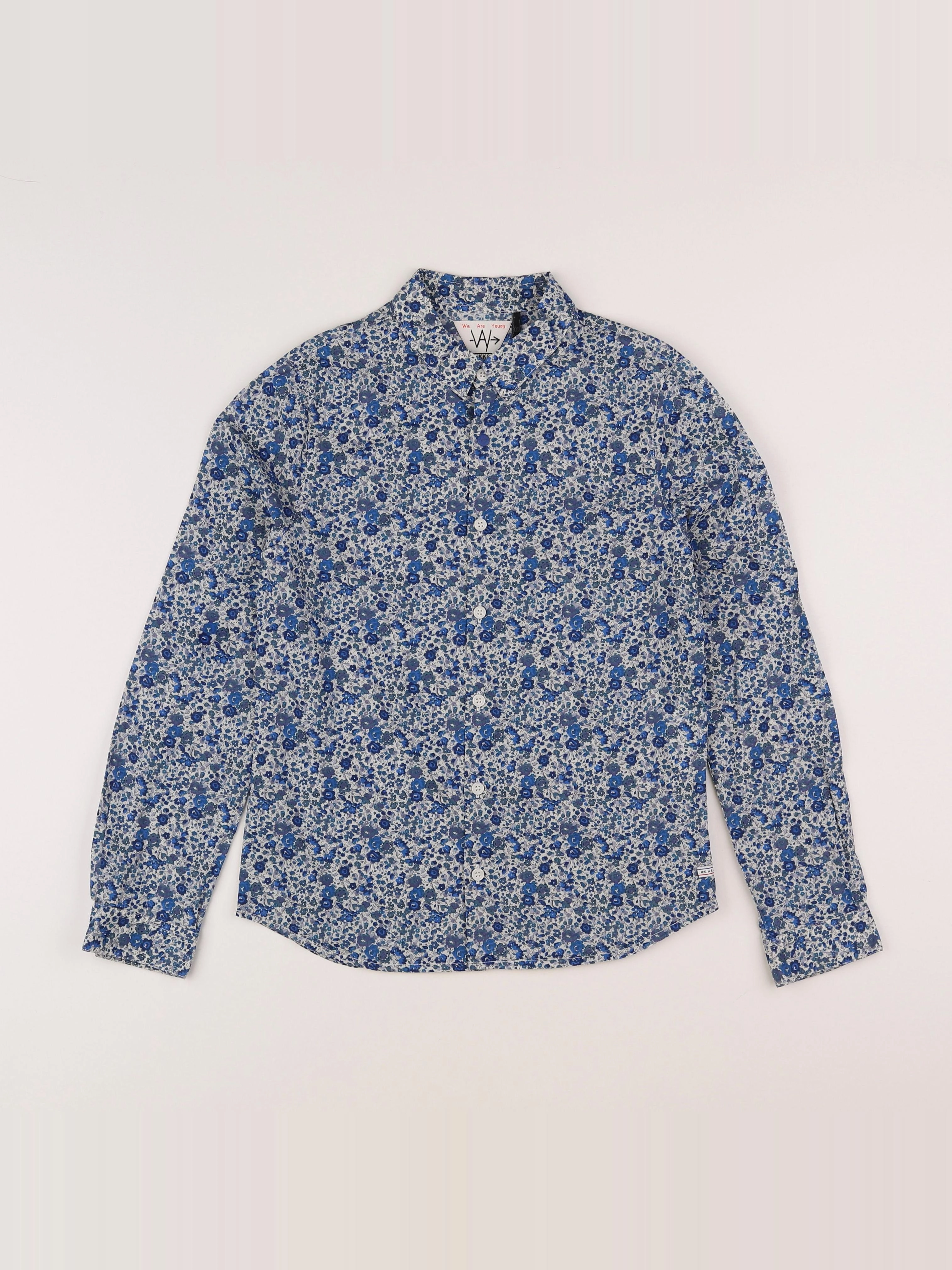 IKKS - chemise bleu - 10 ans