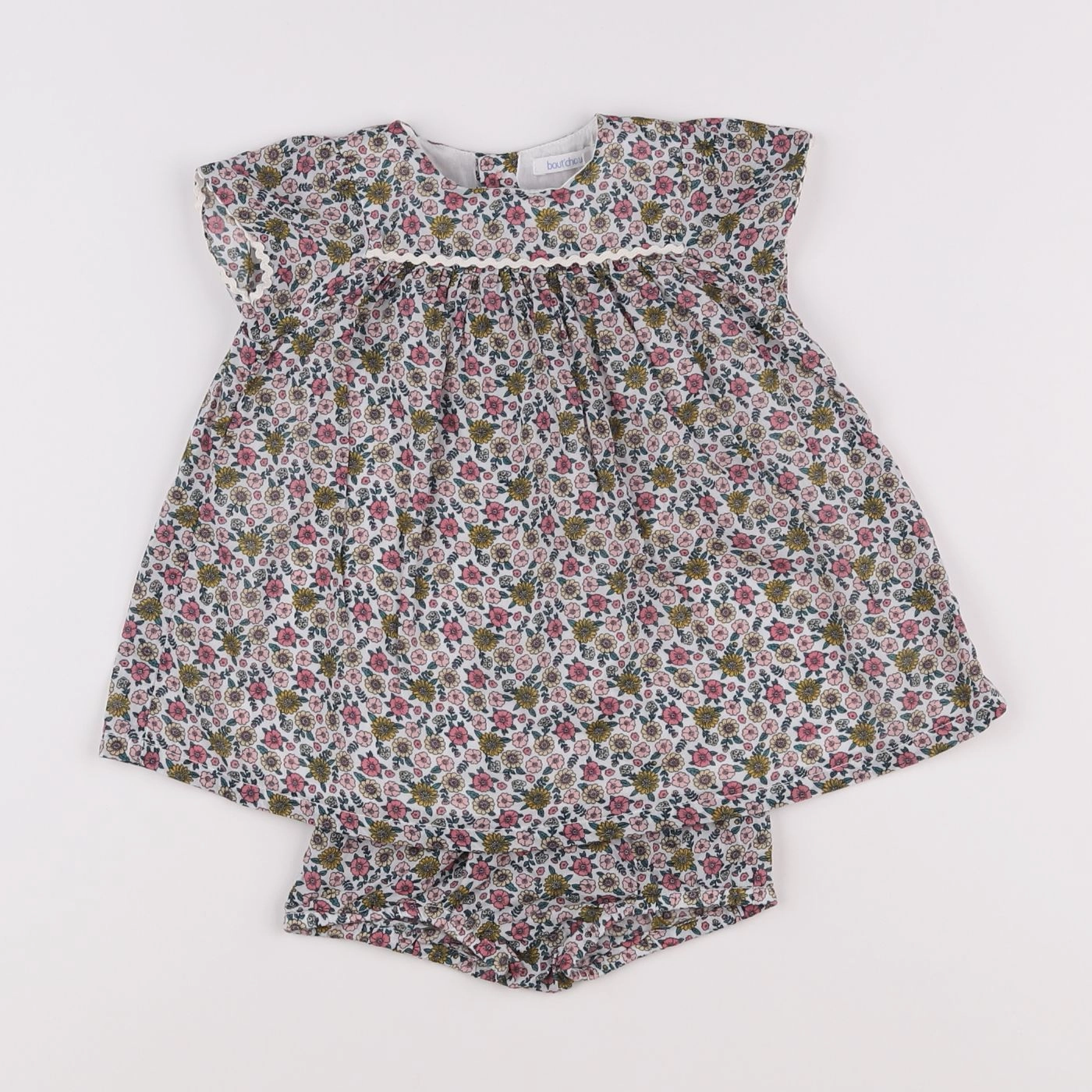 Boutchou - robe multicolore - 3 mois