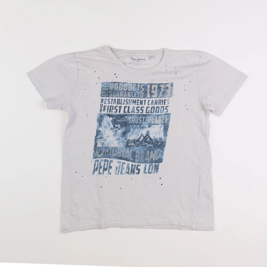 Pepe Jeans - tee-shirt gris - 12 ans