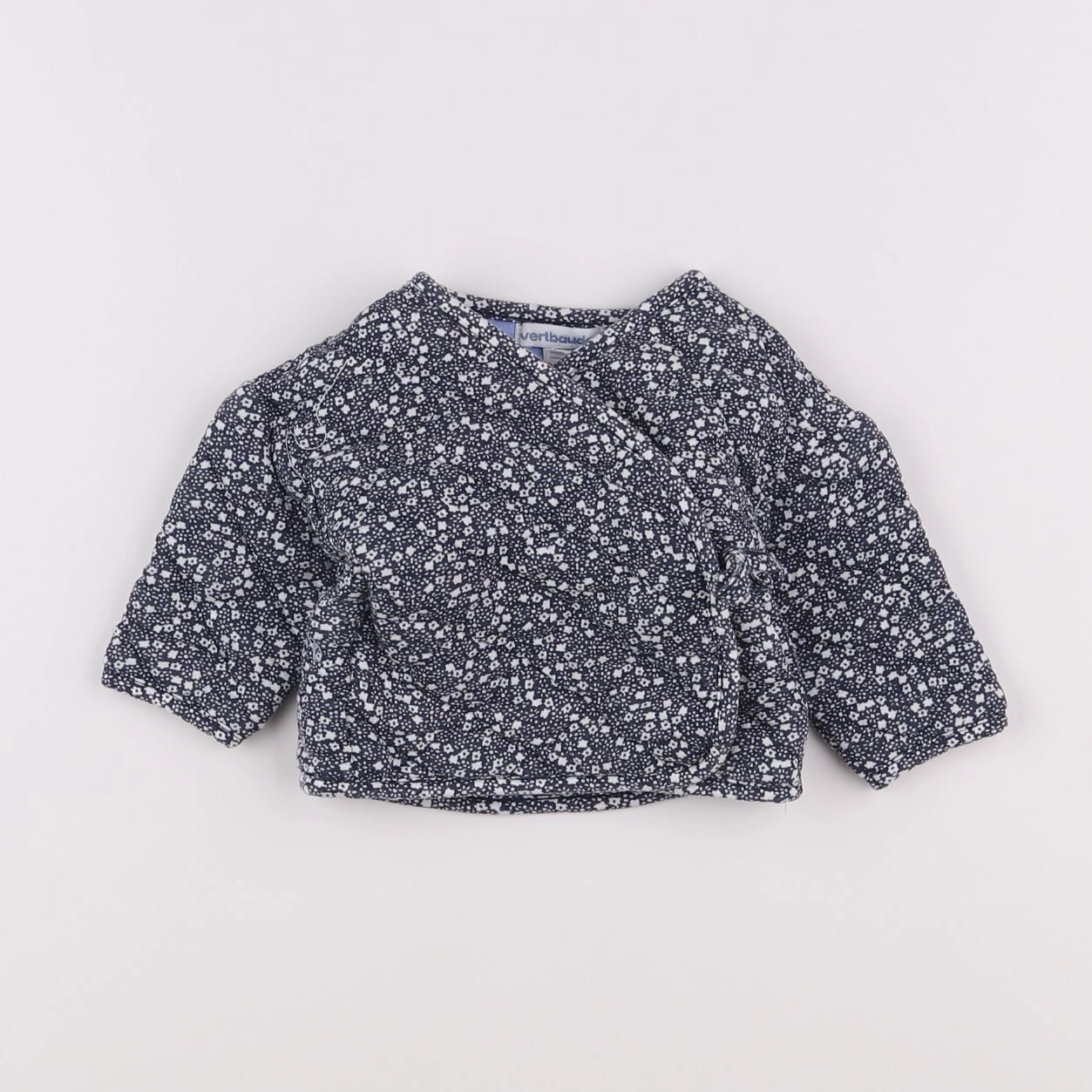 Vertbaudet - veste bleu - 3 mois
