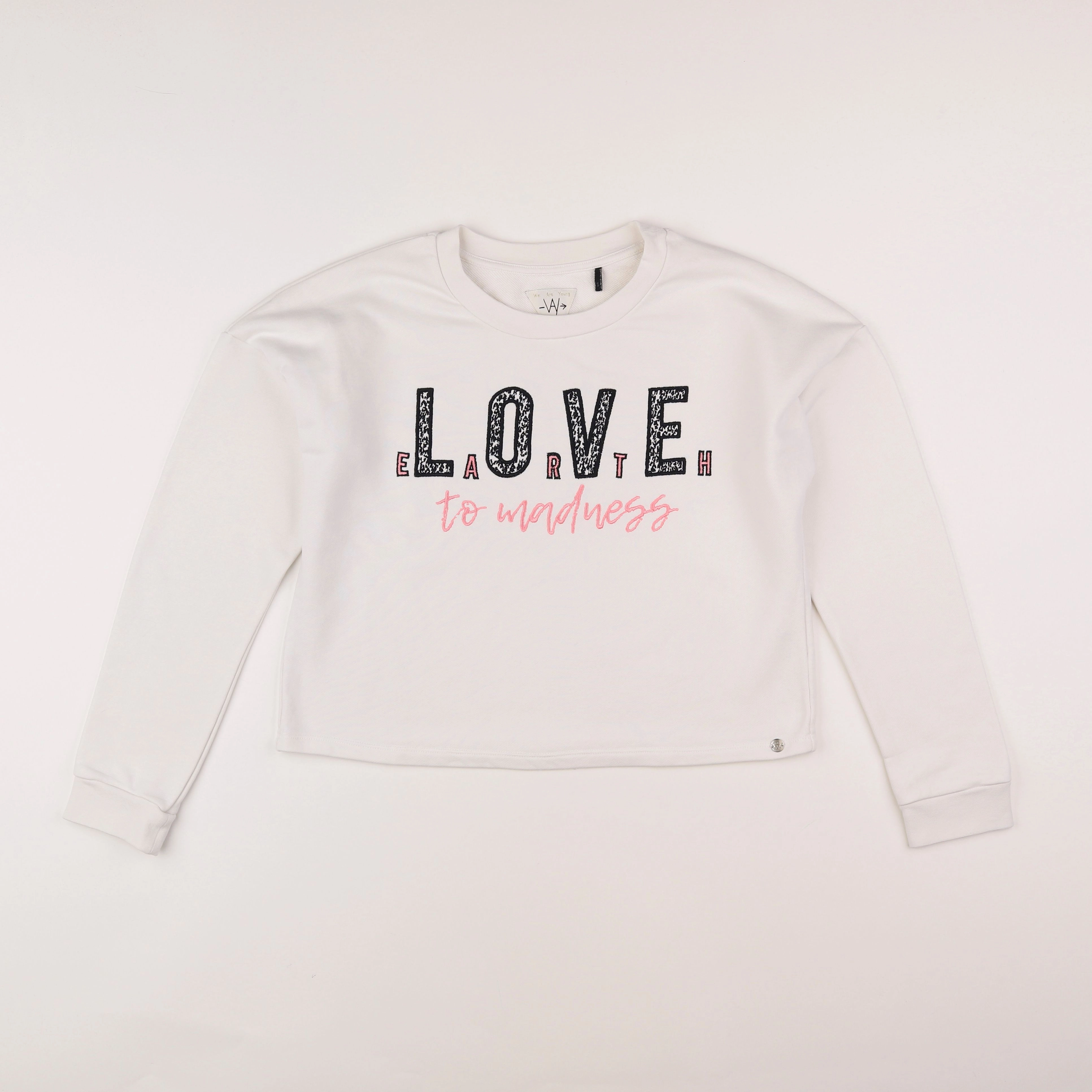IKKS - sweat blanc - 14 ans