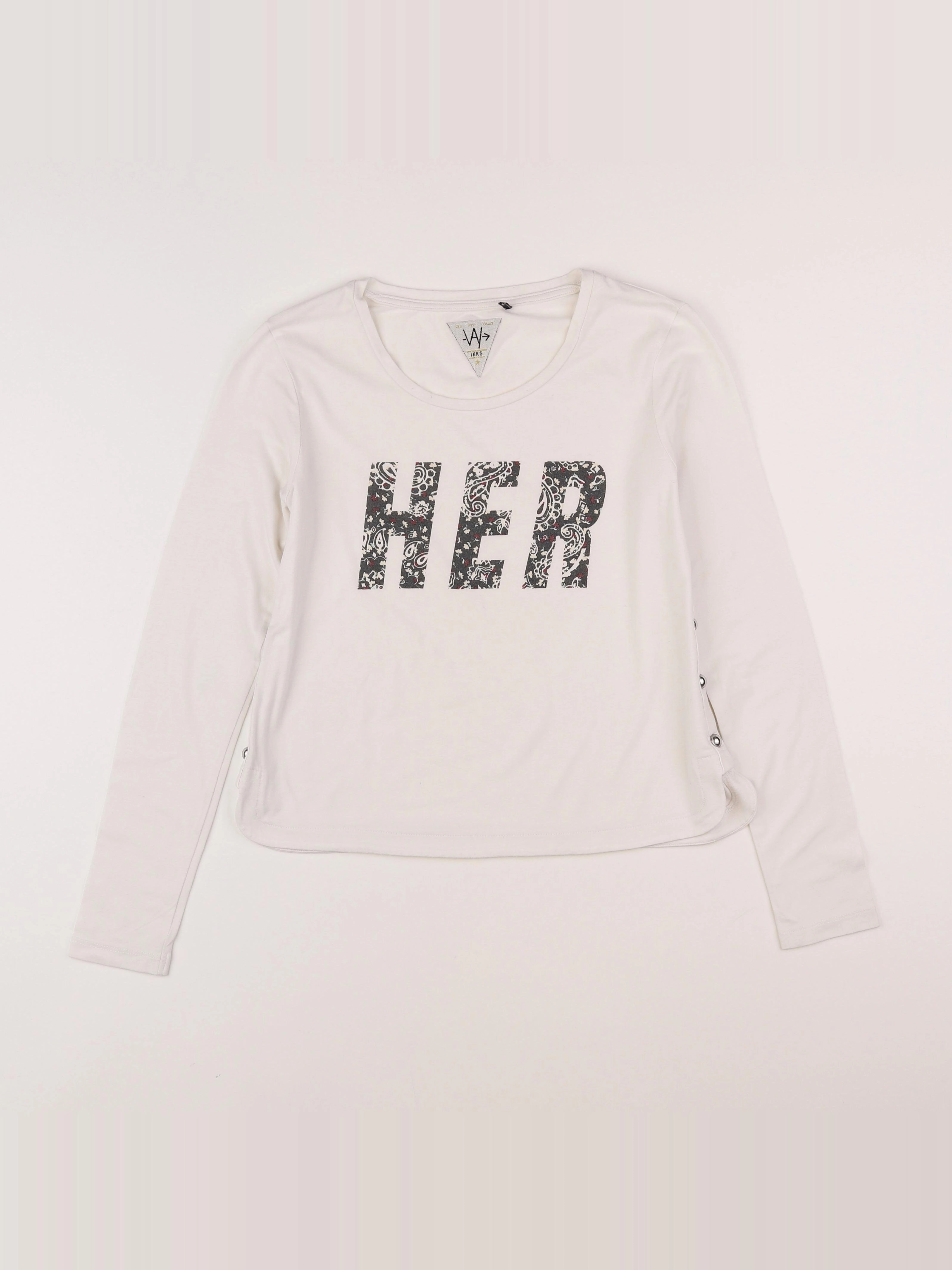 IKKS - tee-shirt blanc - 12 ans