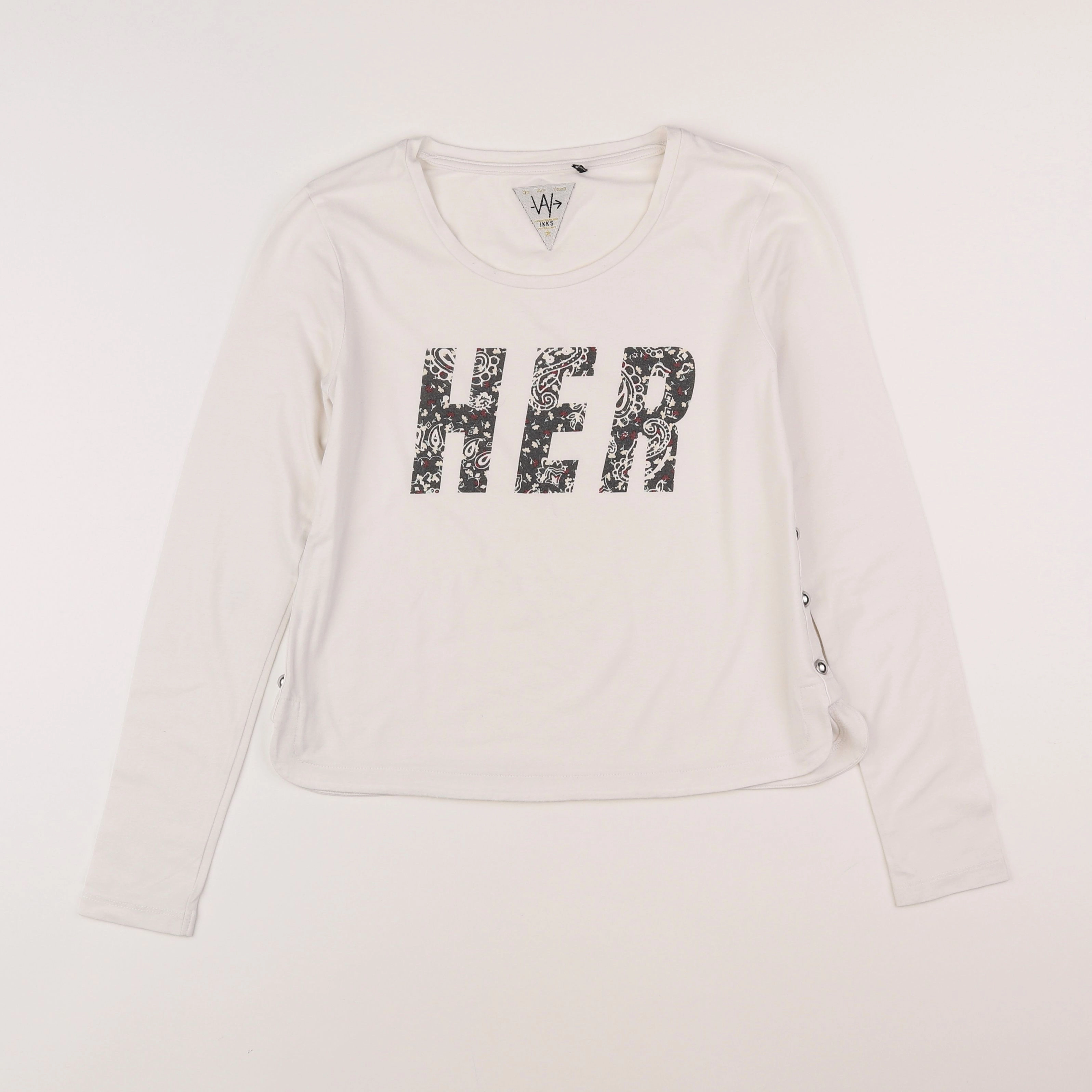 IKKS - tee-shirt blanc - 12 ans