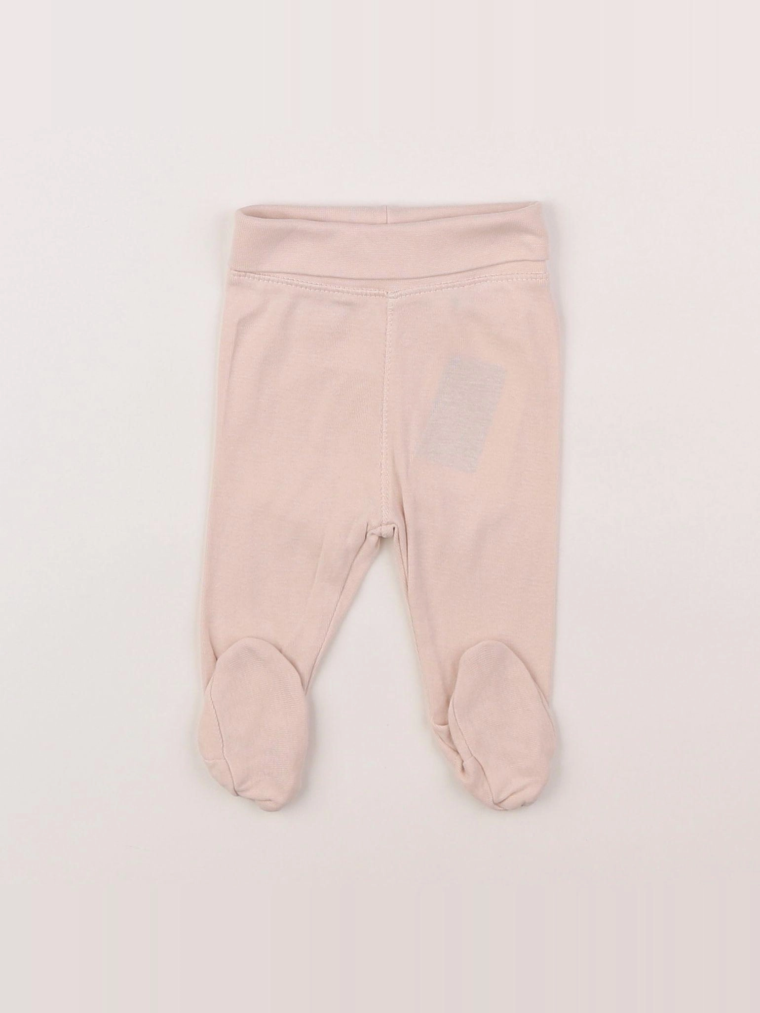 H&M - legging rose - 0/1 mois