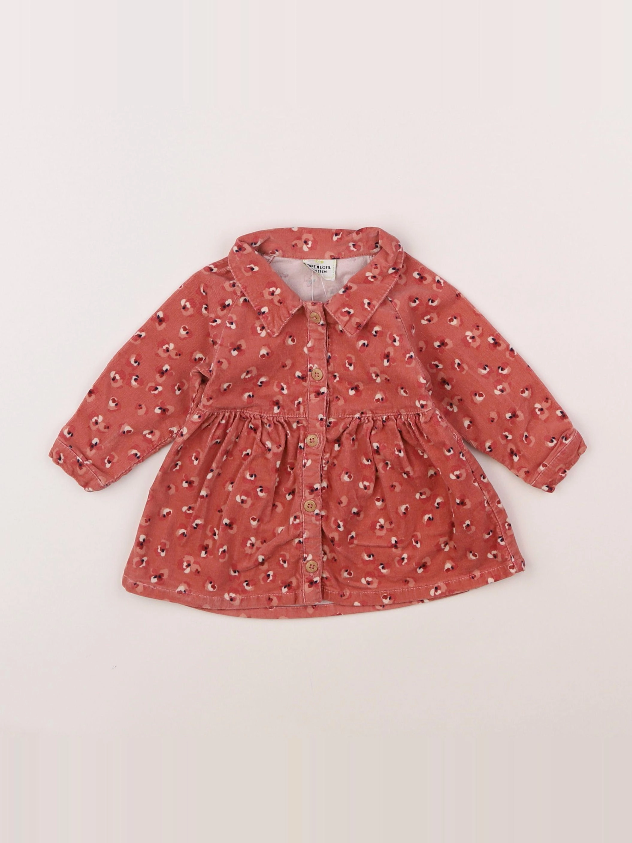 Tape à l'oeil - robe rose - 3 mois