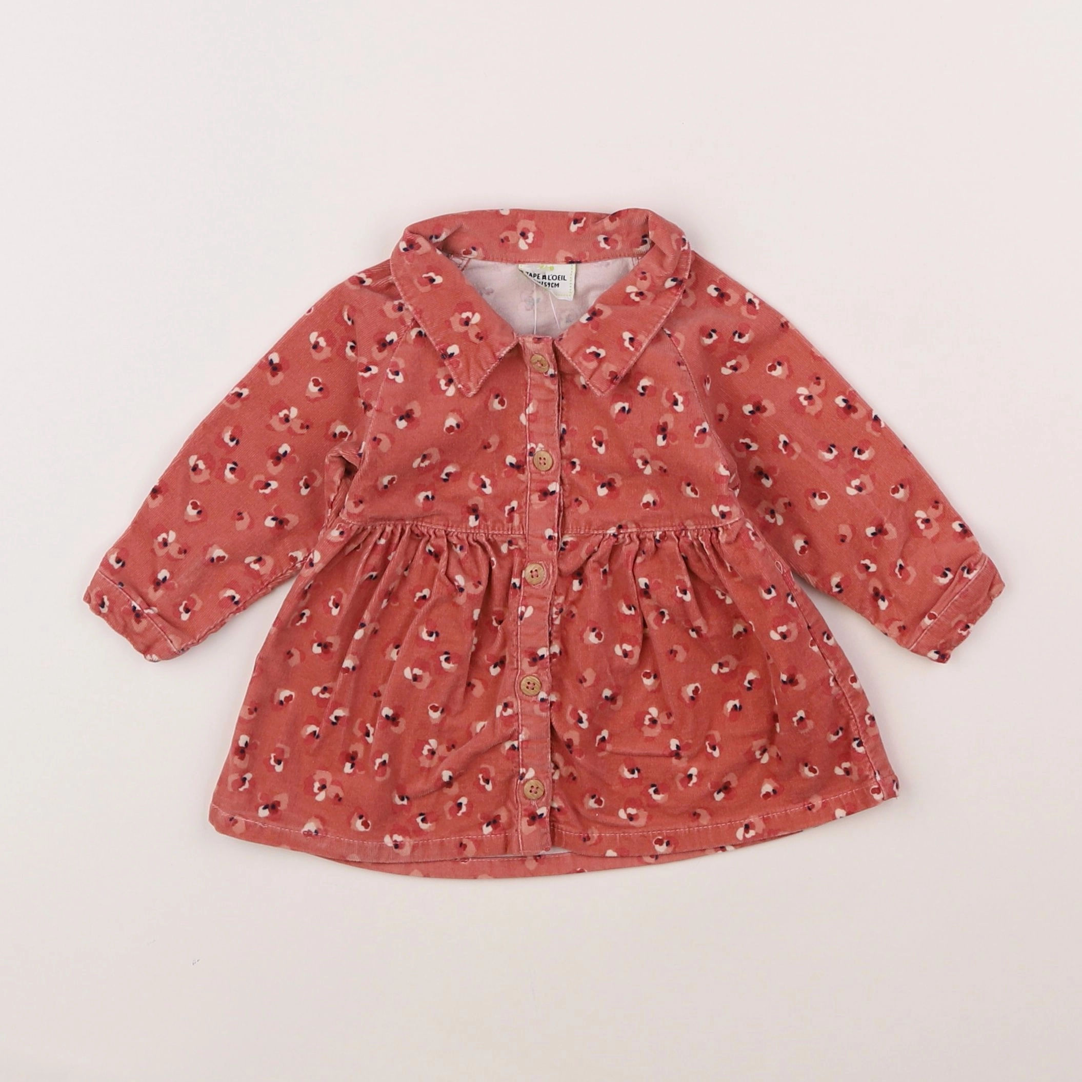 Tape à l'oeil - robe rose - 3 mois