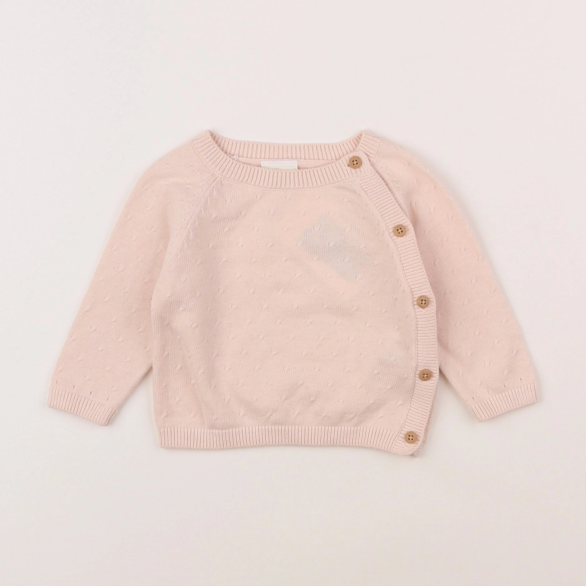 Tape à l'oeil - gilet rose - 3 mois