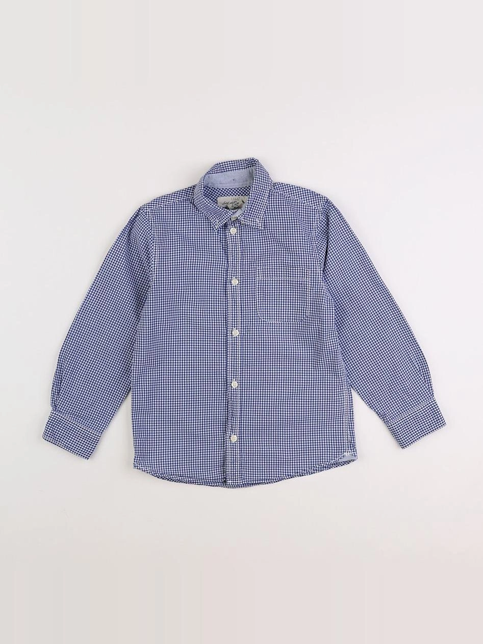 H&M - chemise bleu - 6/7 ans