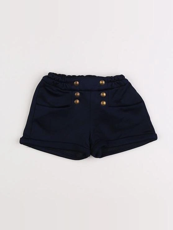 IKKS - short bleu - 18 mois