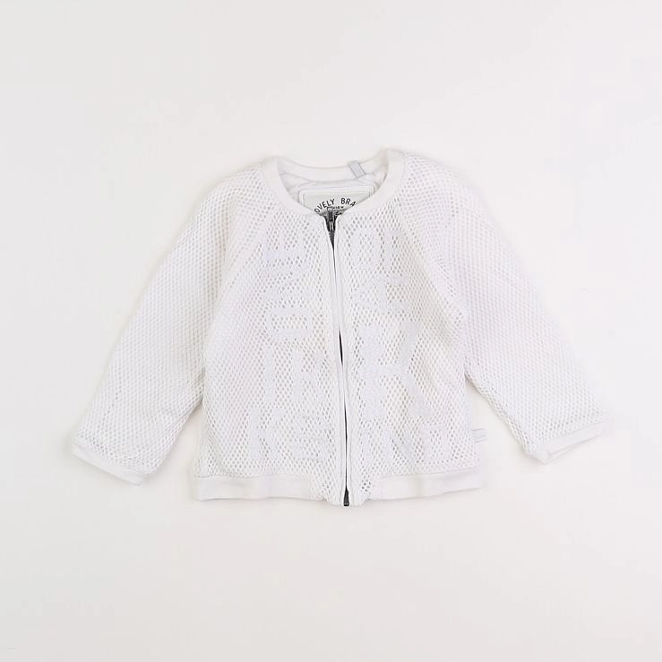 IKKS - sweat blanc - 2 ans