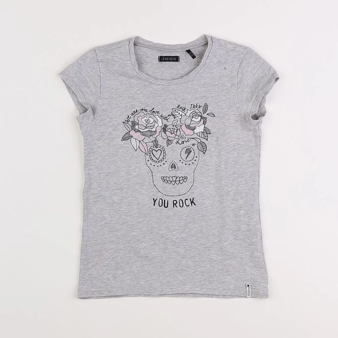 IKKS - tee-shirt gris - 6 ans