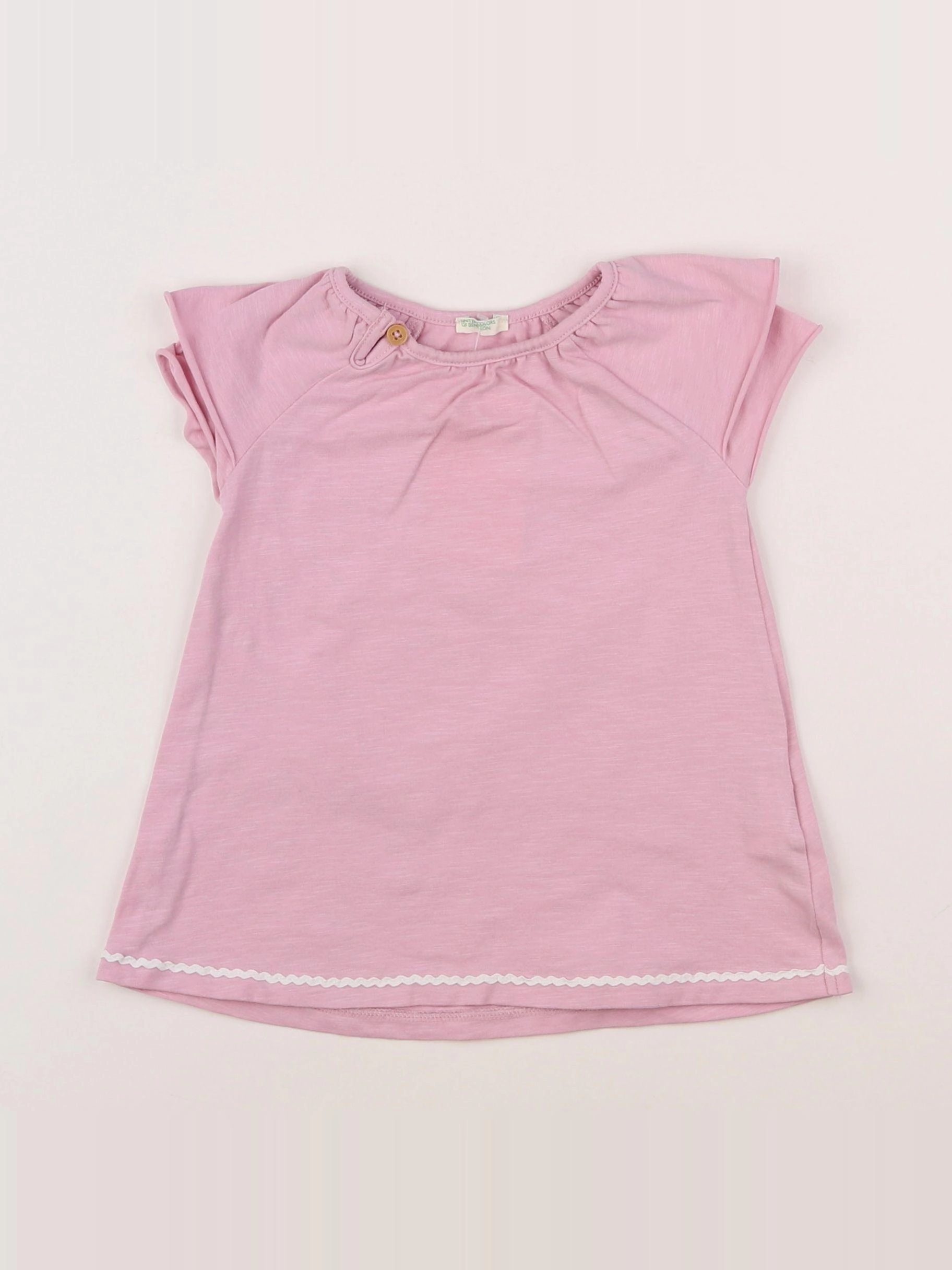 Benetton - robe rose - 3/6 mois