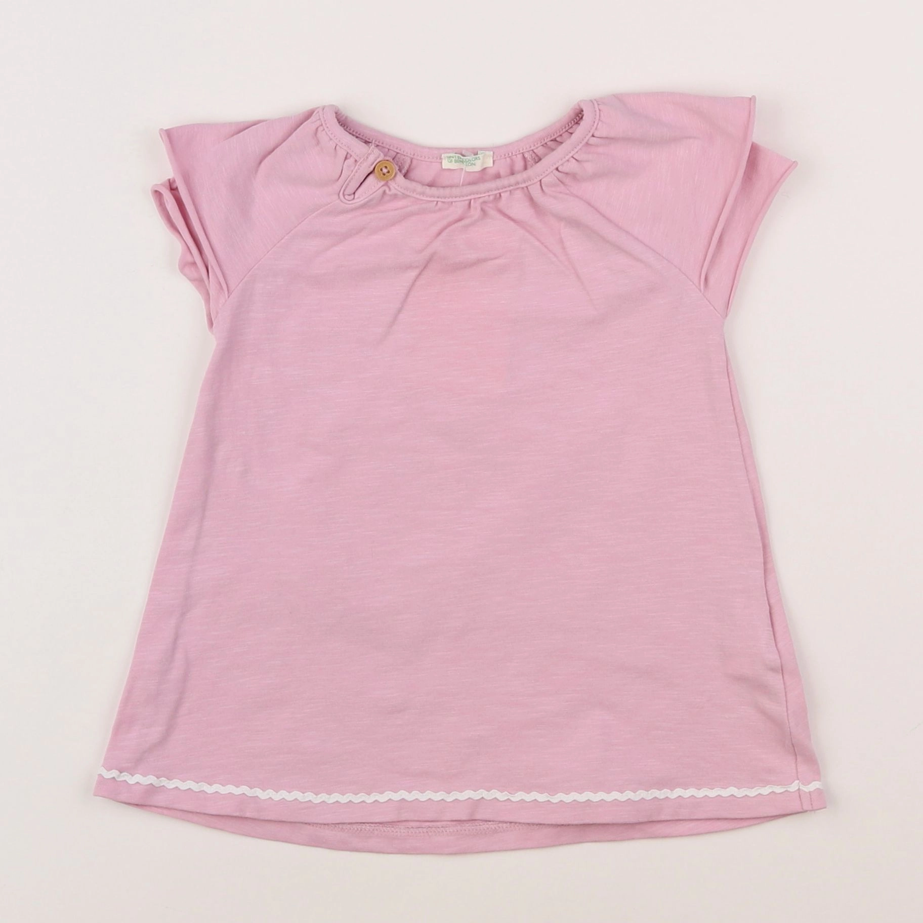 Benetton - robe rose - 3/6 mois