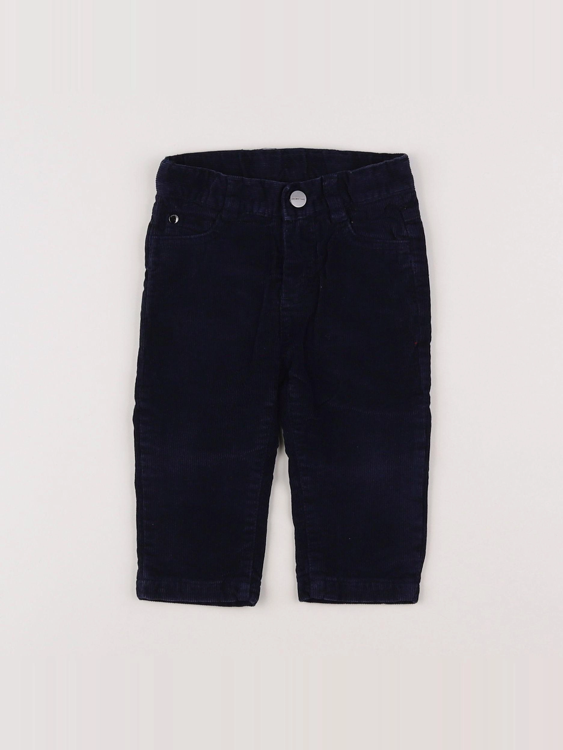 Jacadi - pantalon bleu - 12 mois