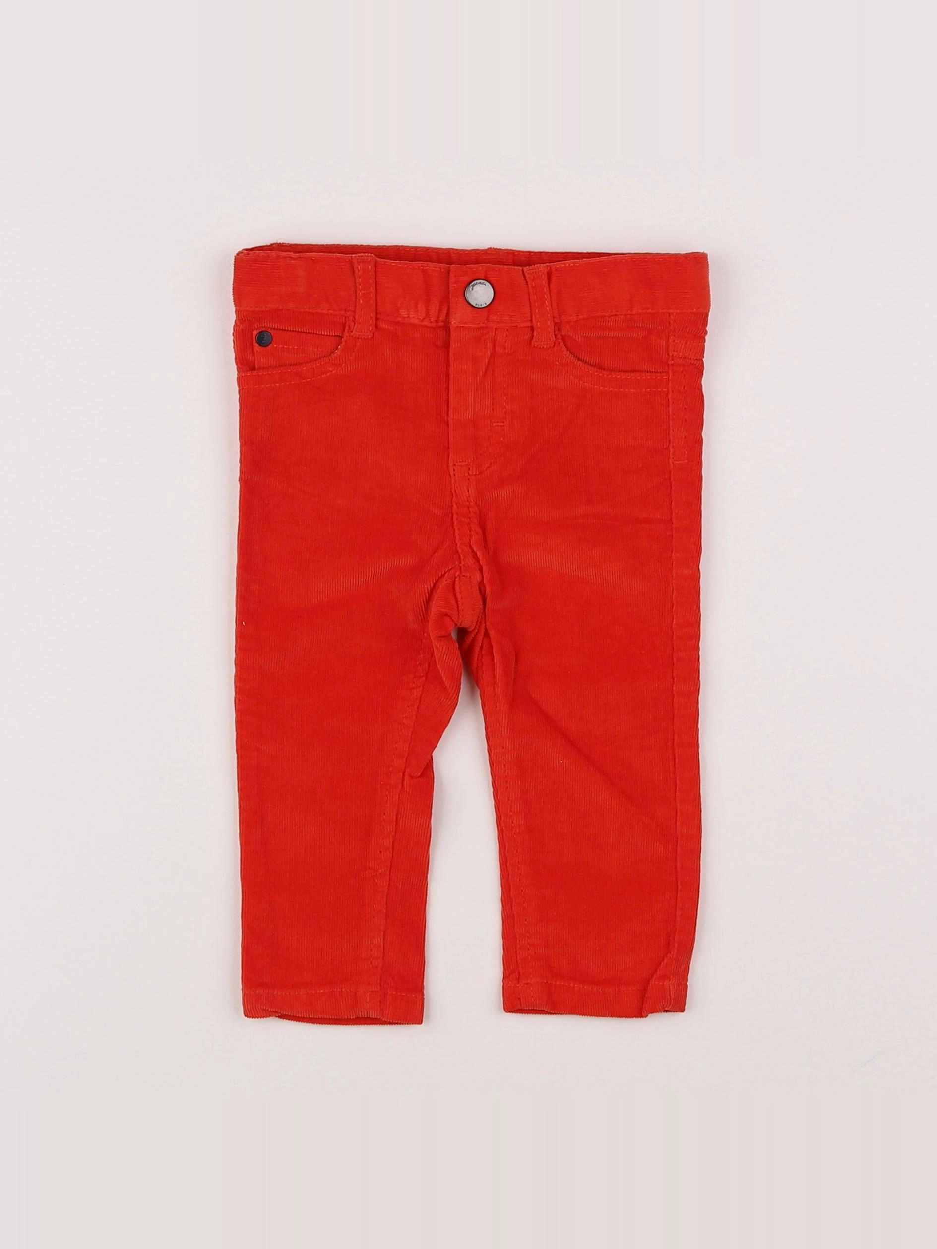 Jacadi - pantalon rouge - 12 mois