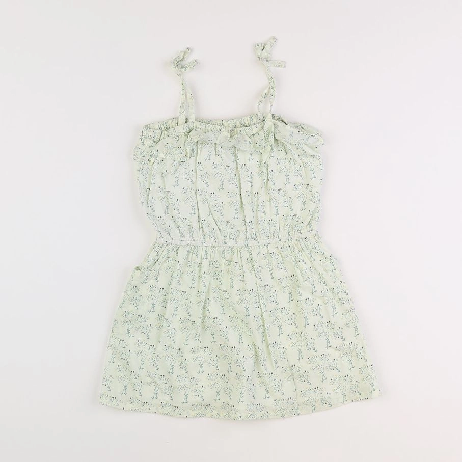 Bonnet à Pompon - robe vert - 6 ans