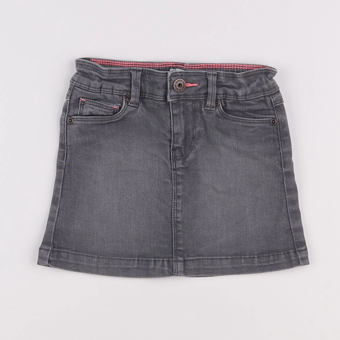 Okaidi - jupe gris - 4 ans